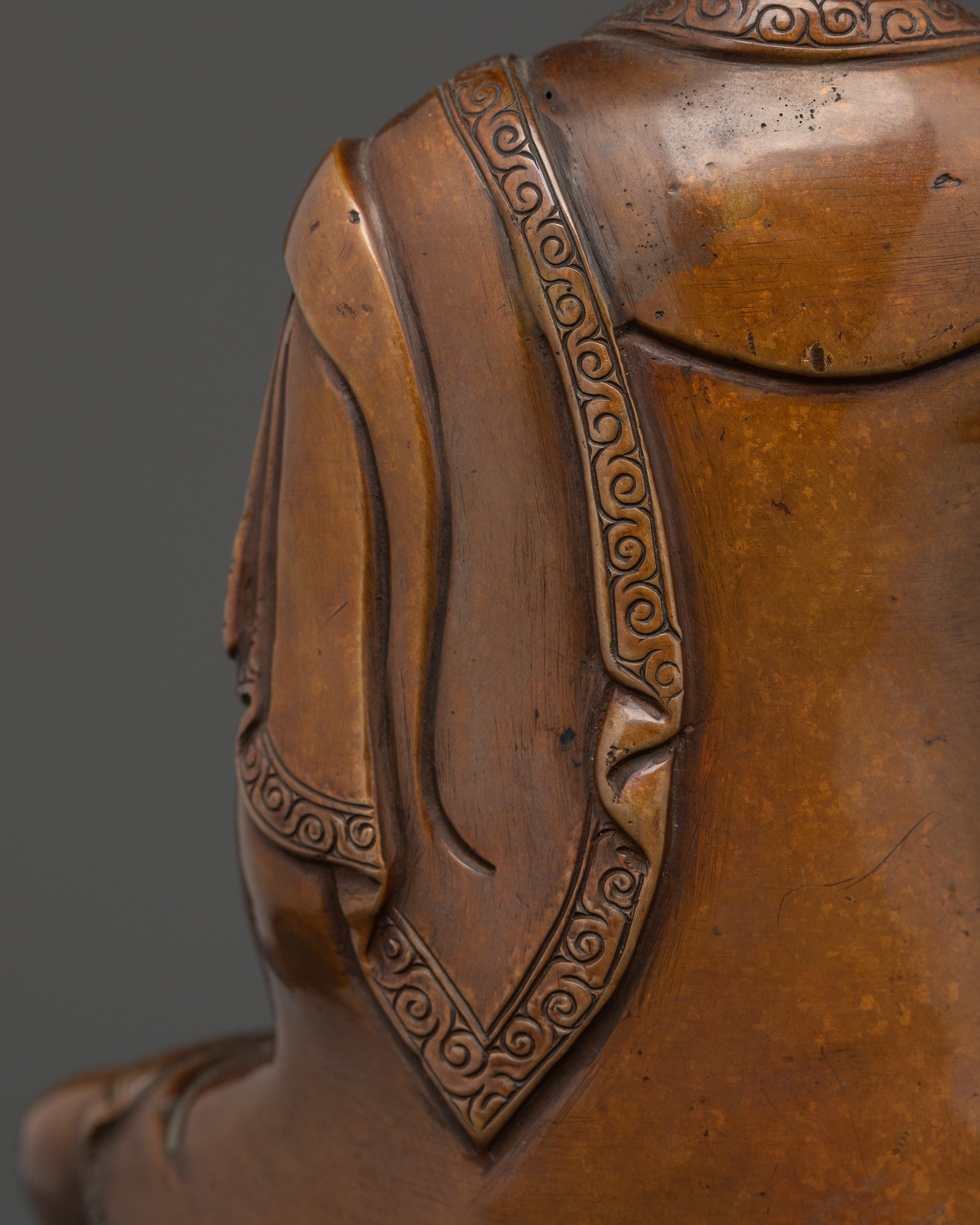 Handcrafted Amitabha Buddha Oxidized Statue | Embodiment of Infinite Light
