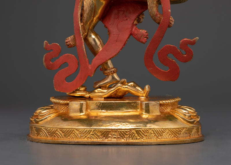 Simhamukha: A Lion Face Dakini Statue | Embodiment of Power and Protection