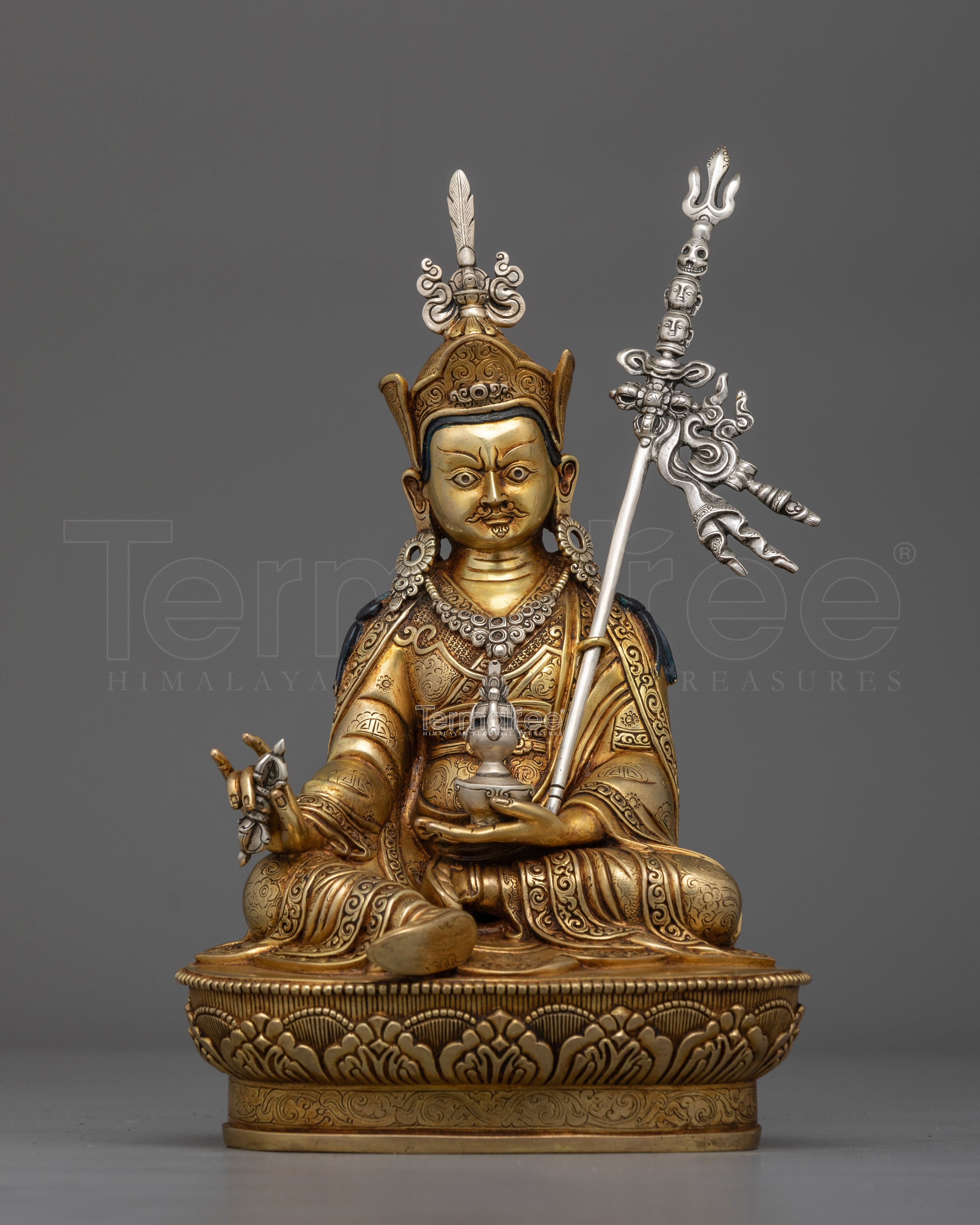 Guru Rinpoche Handmade Tantric Master Statue | Symbol of Wisdom and Spiritual Protection