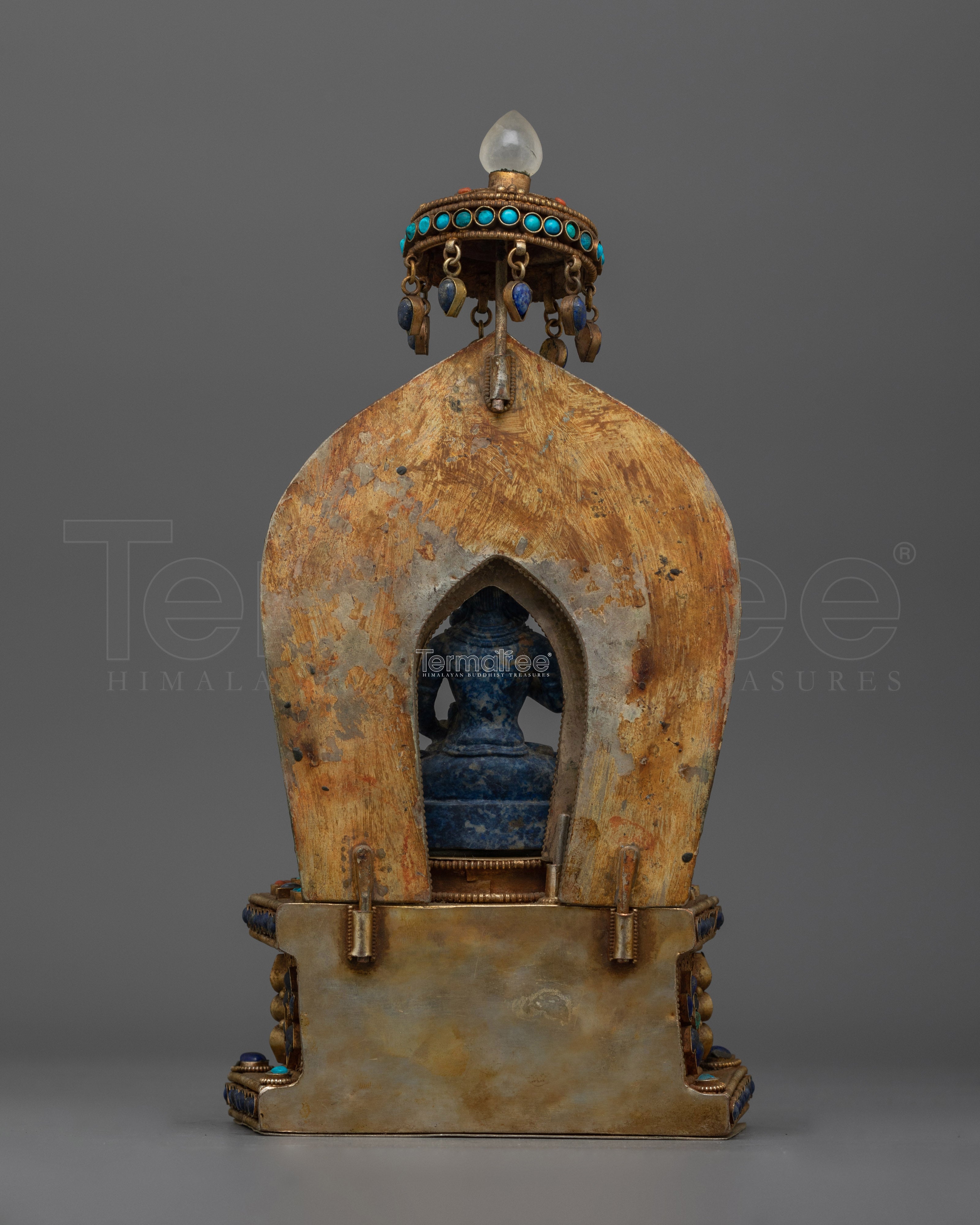 Vajrasattva Stone Statue | The Embodiment of Purity and Enlightenment