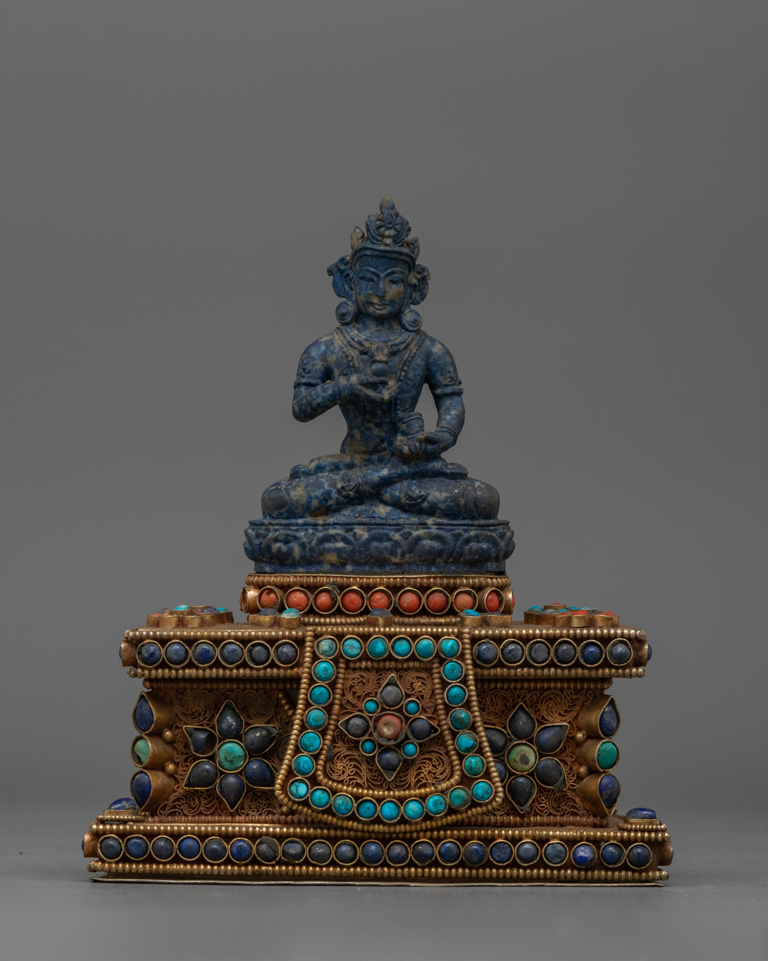 Vajrasattva Stone Statue | The Embodiment of Purity and Enlightenment