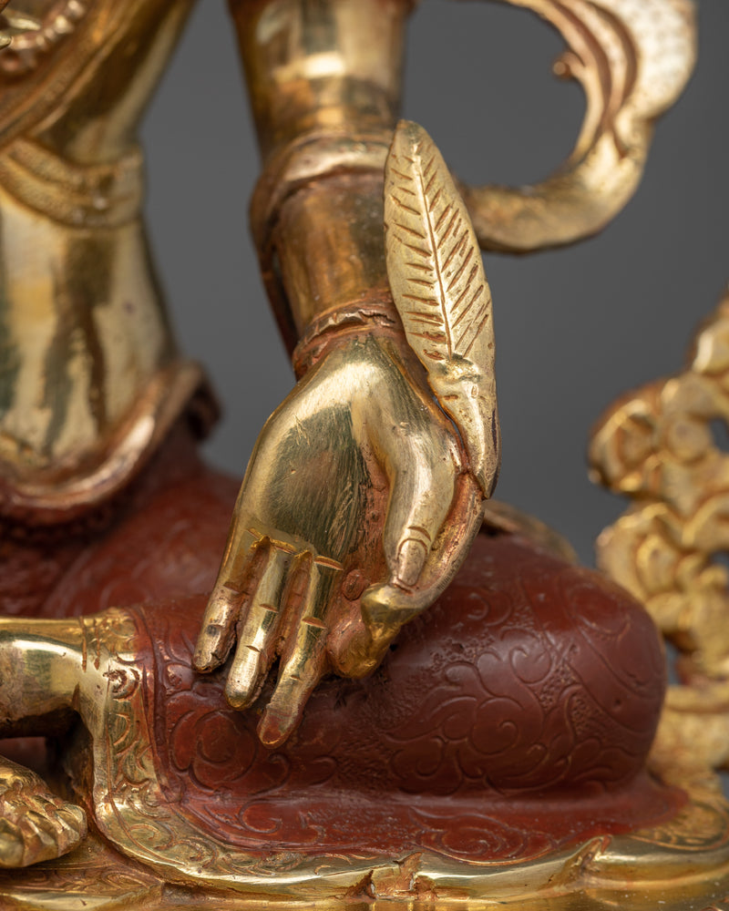 Traditional Sculpture of Female Bodhisattva | The Divine Feminine of Wisdom