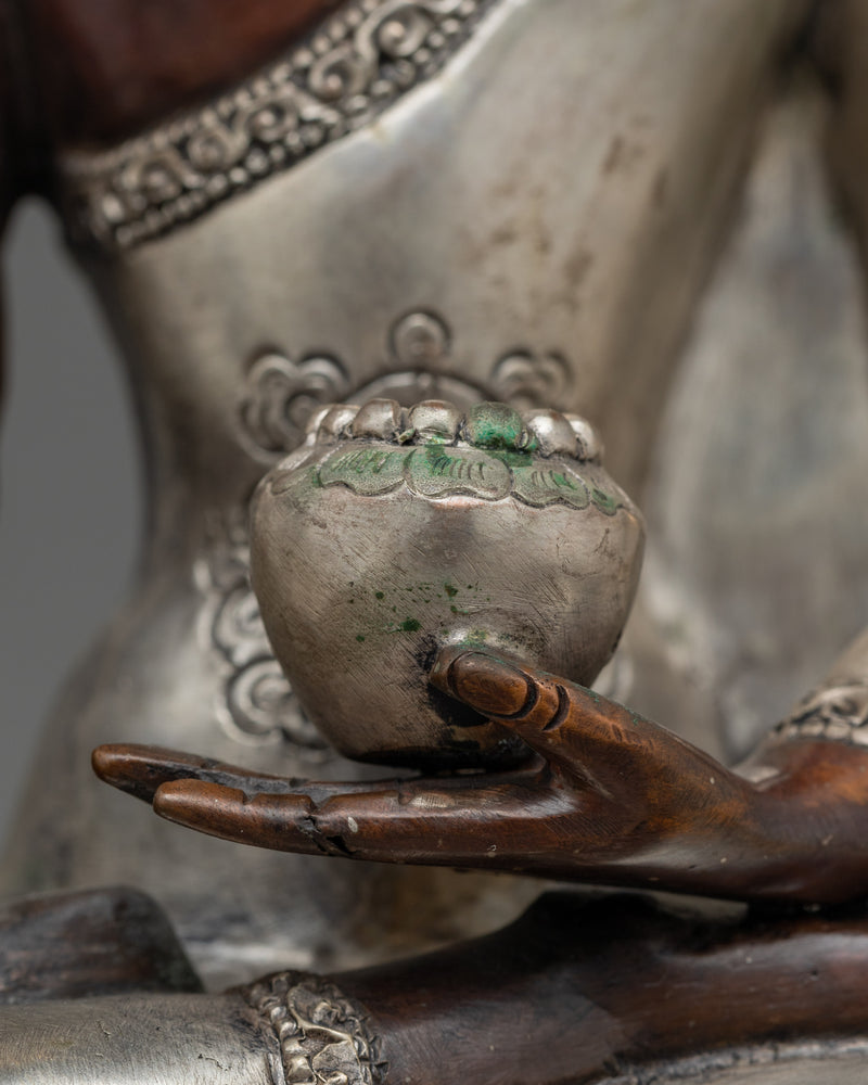 Handcrafted Figurine of Medicine Buddha | The Healer of Body and Spirit