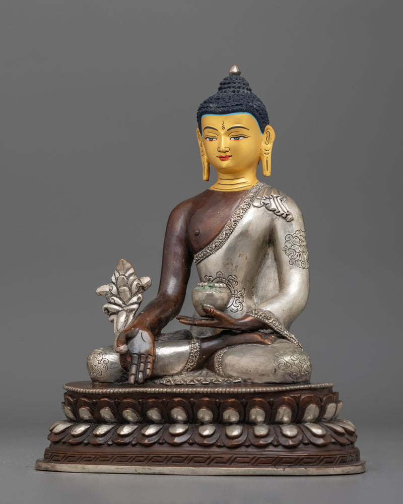 Handcrafted Figurine of Medicine Buddha | The Healer of Body and Spirit