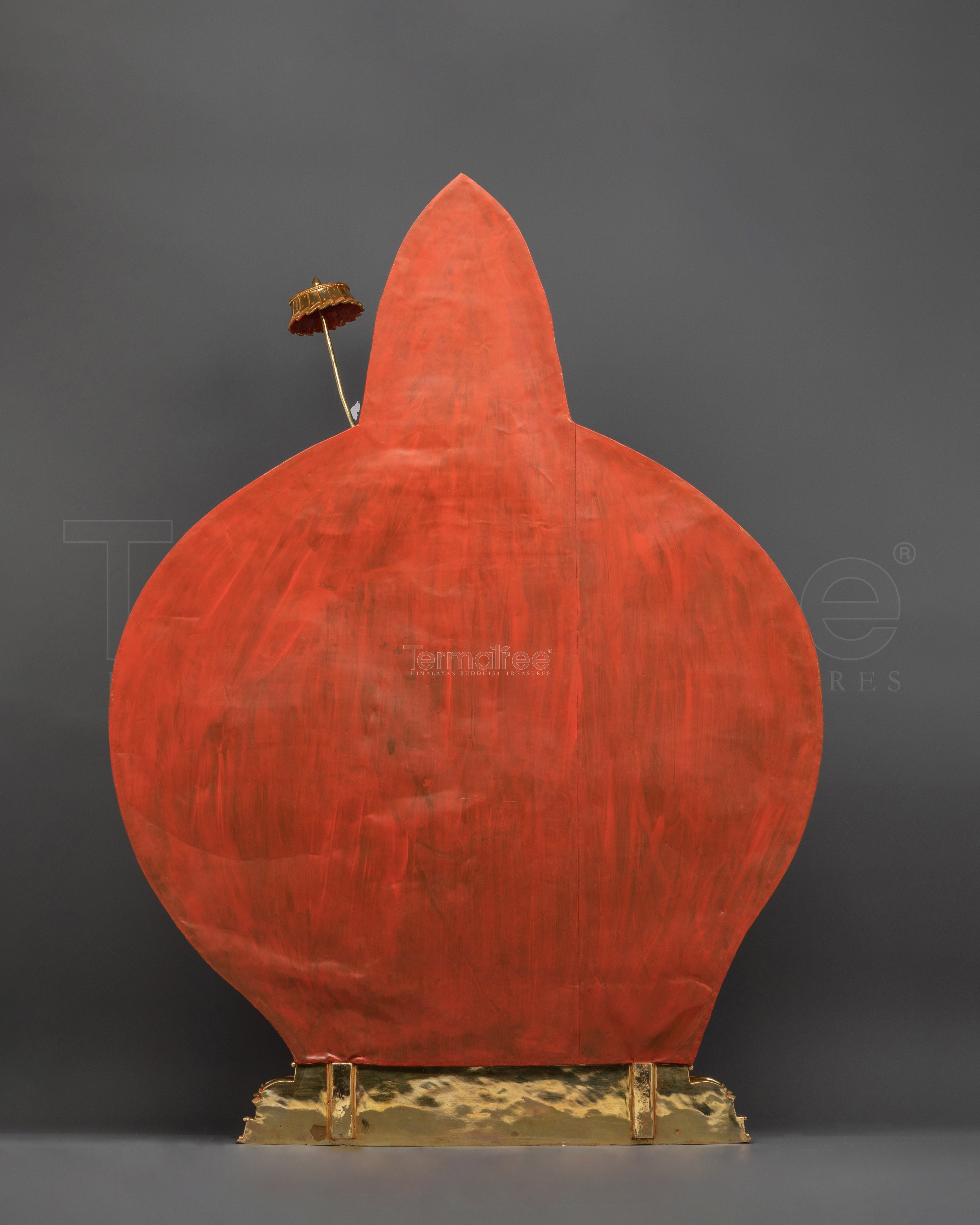 Dukar Buddha Statue | Grand Tibetan Protector Deity in 24K Gold Gilded Copper