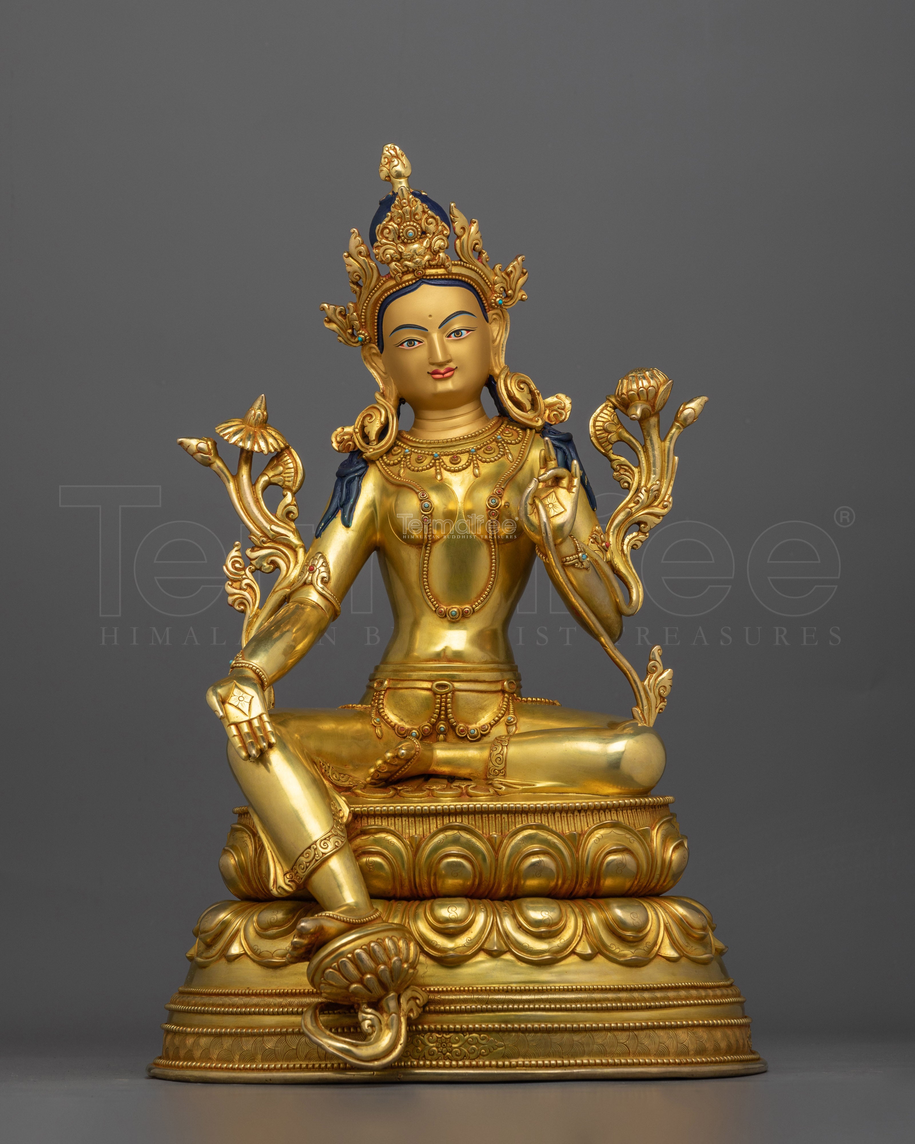Mother Green Tara Beautiful Sculpture | The Embodiment of Compassion