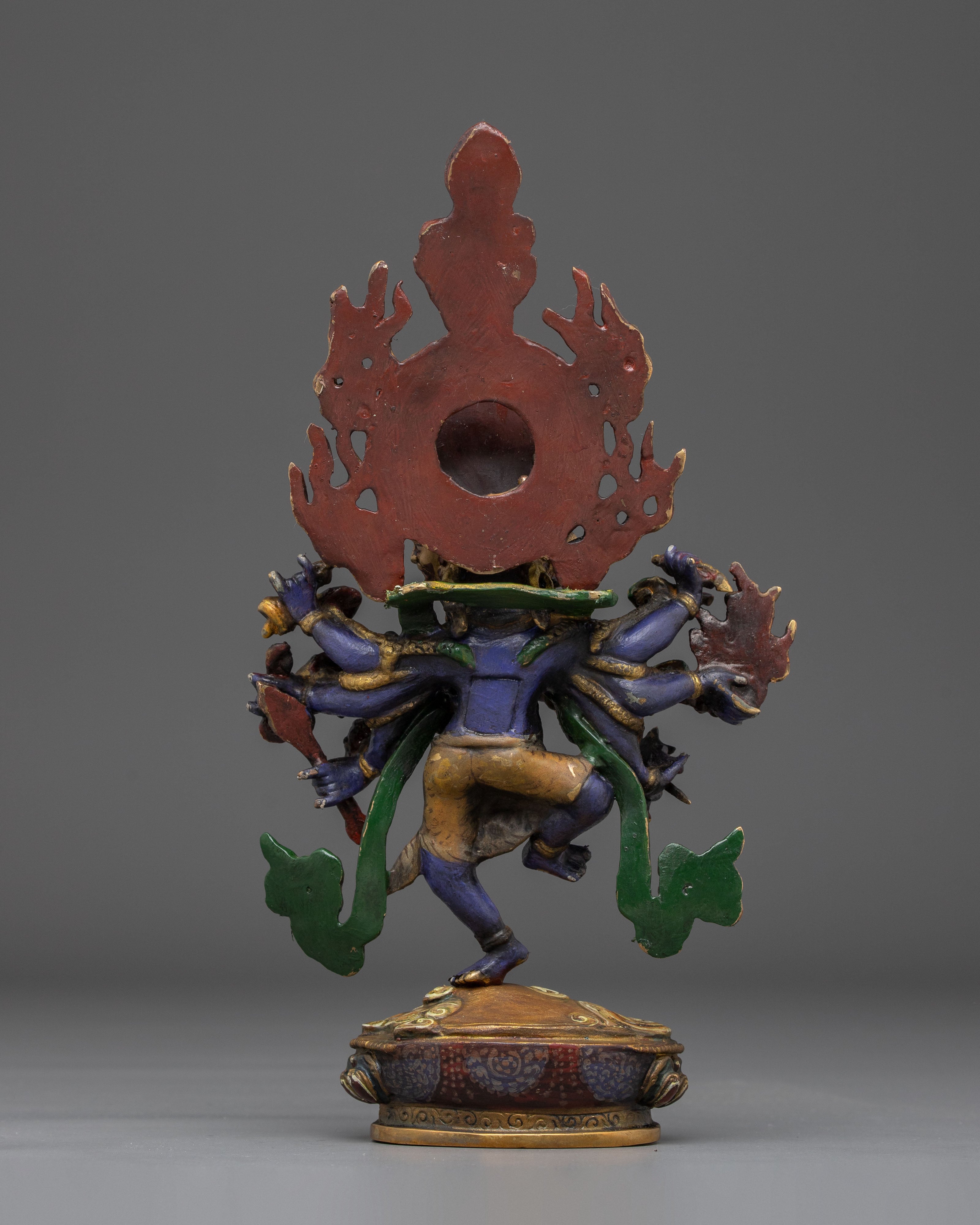 Dharma Protector Deity Uchusma Statue | Wrathful Guardian