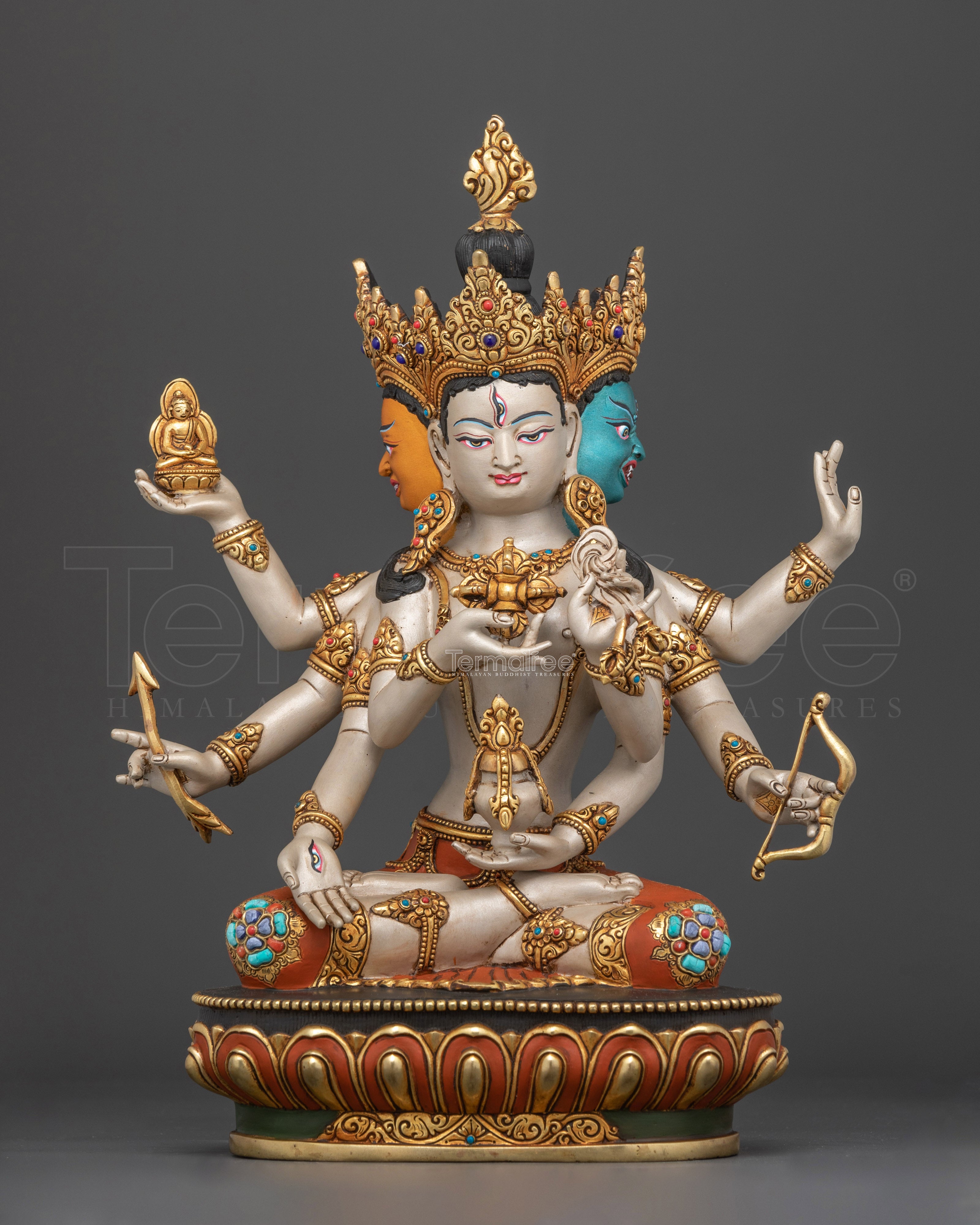 Dharma Decor Usnisavijaya Namgyalma Statue | Goddess of Long Life and Purification