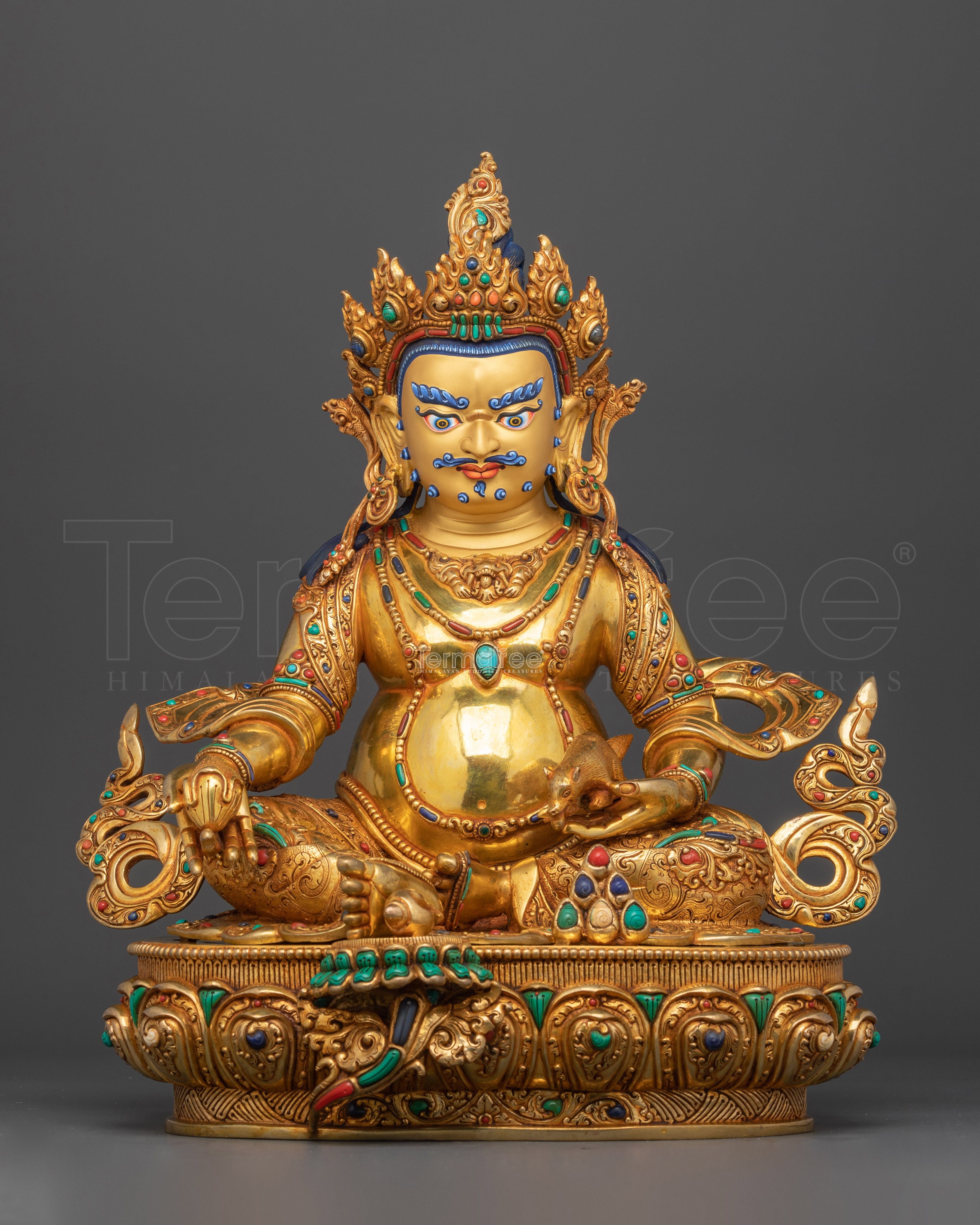 Asian-made Dzambhala Wealth Deity Buddha | Guardian of Prosperity