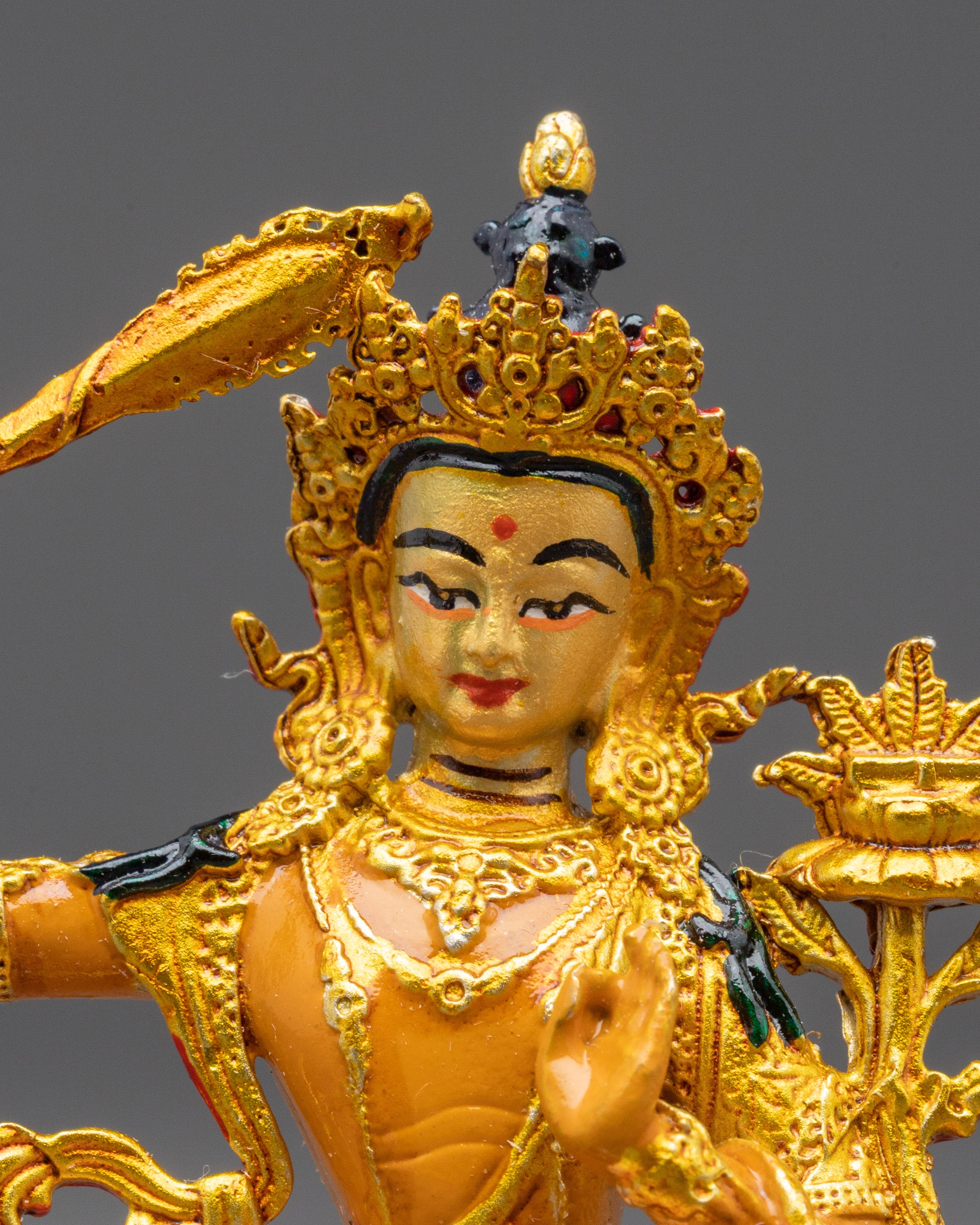 2.6" Manjushri figurine | Symbol of Wisdom and Knowledge