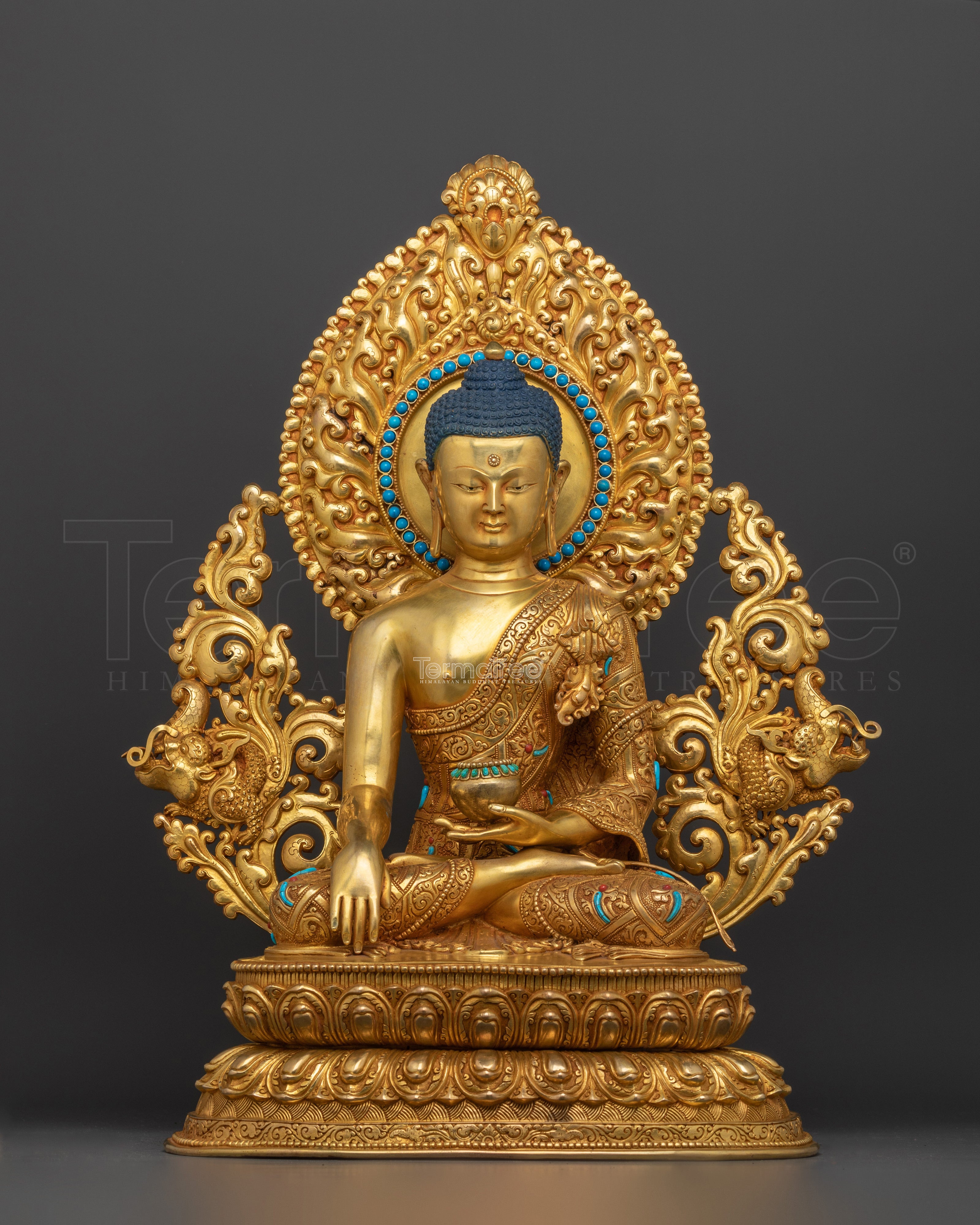 Shakyamuni Buddha Founder of Buddhism Statue | 22.4 Inches Hand Carved Masterpiece