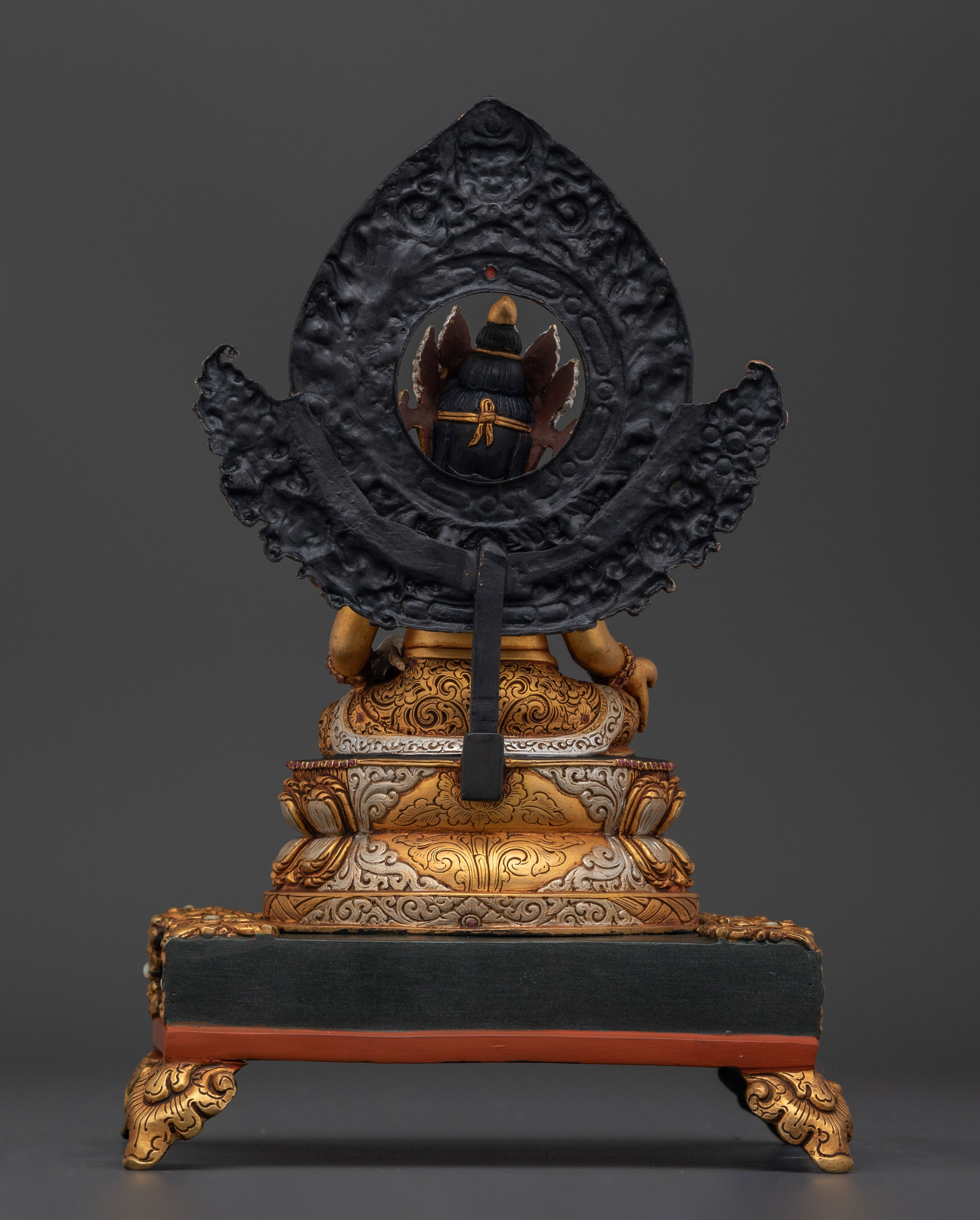 The Deity of Wealth and Prosperity | Yellow Dzambhala Exquisite Statue