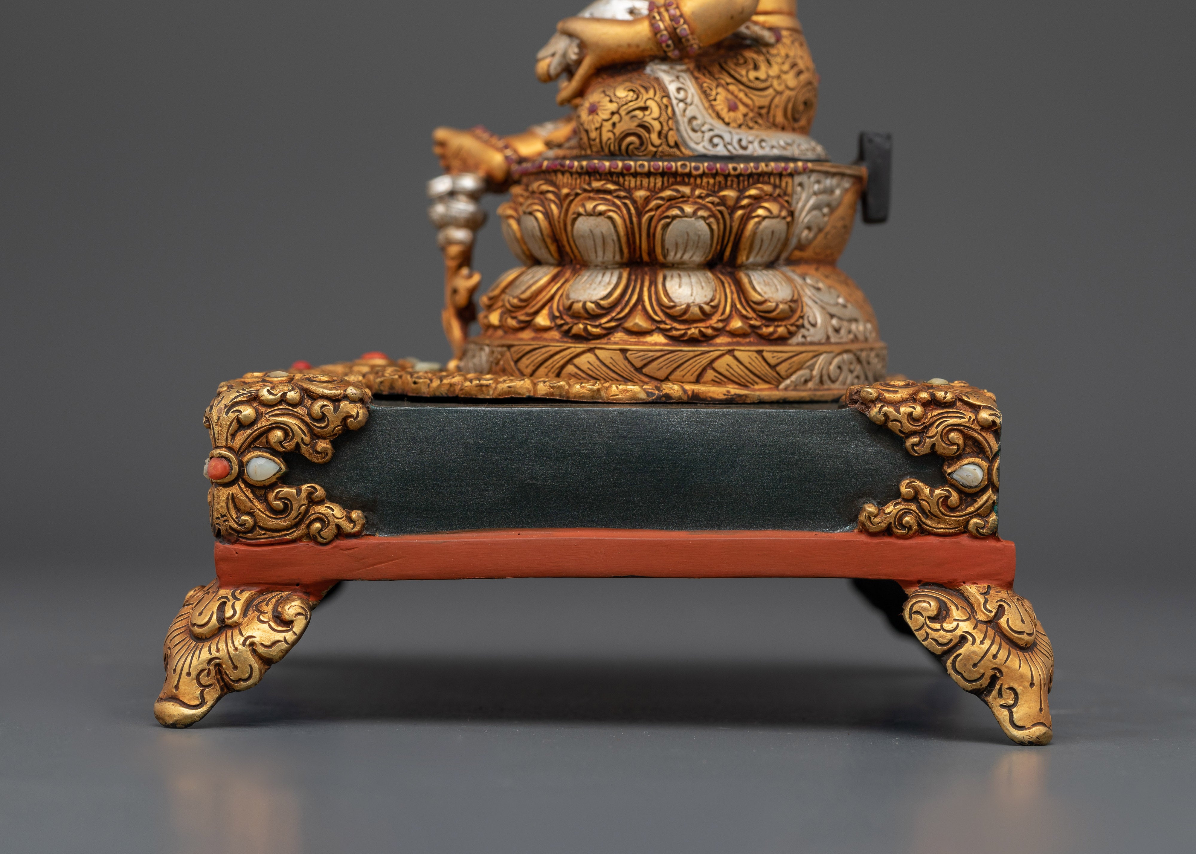 The Deity of Wealth and Prosperity | Yellow Dzambhala Exquisite Statue