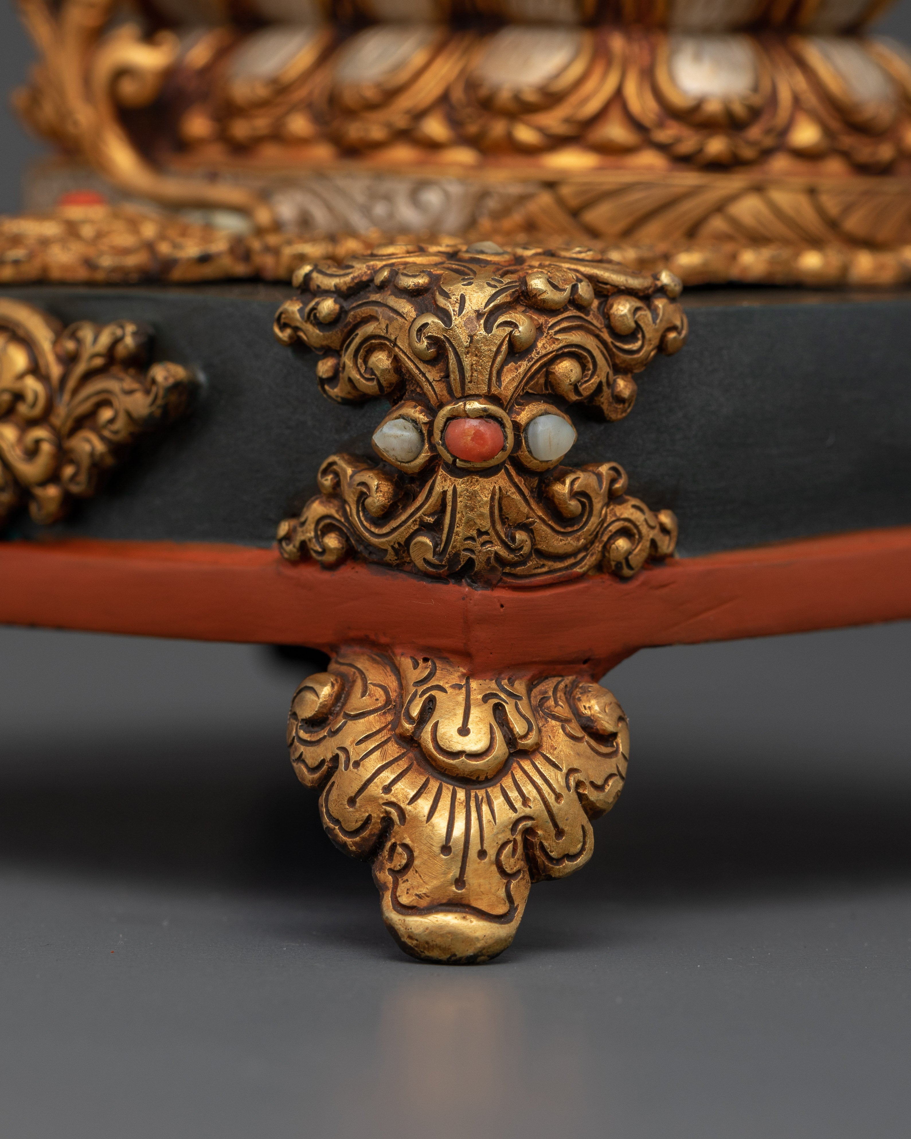 The Deity of Wealth and Prosperity | Yellow Dzambhala Exquisite Statue