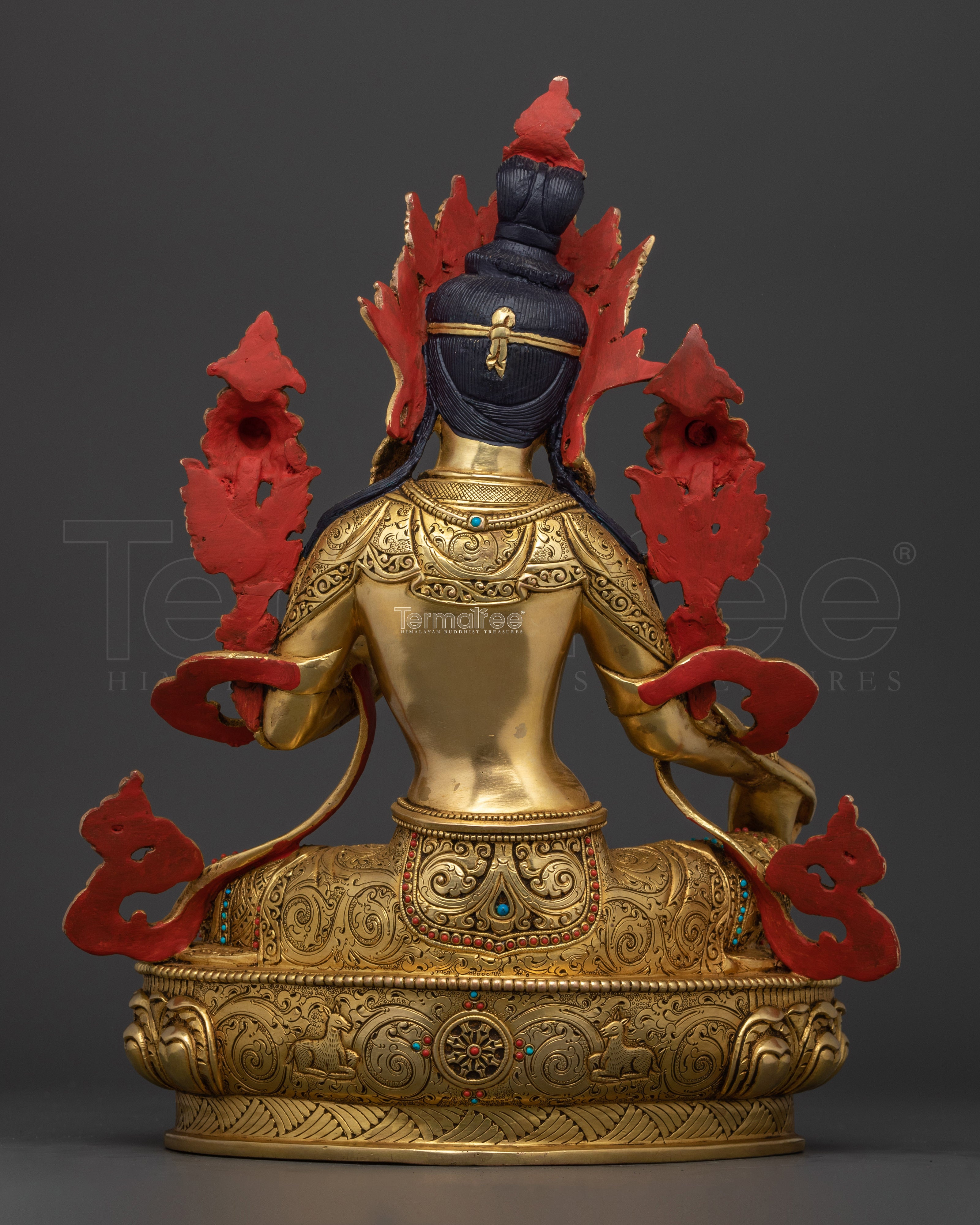 Love and Wisdom Green Tara | Compassionate Buddha Sculpture