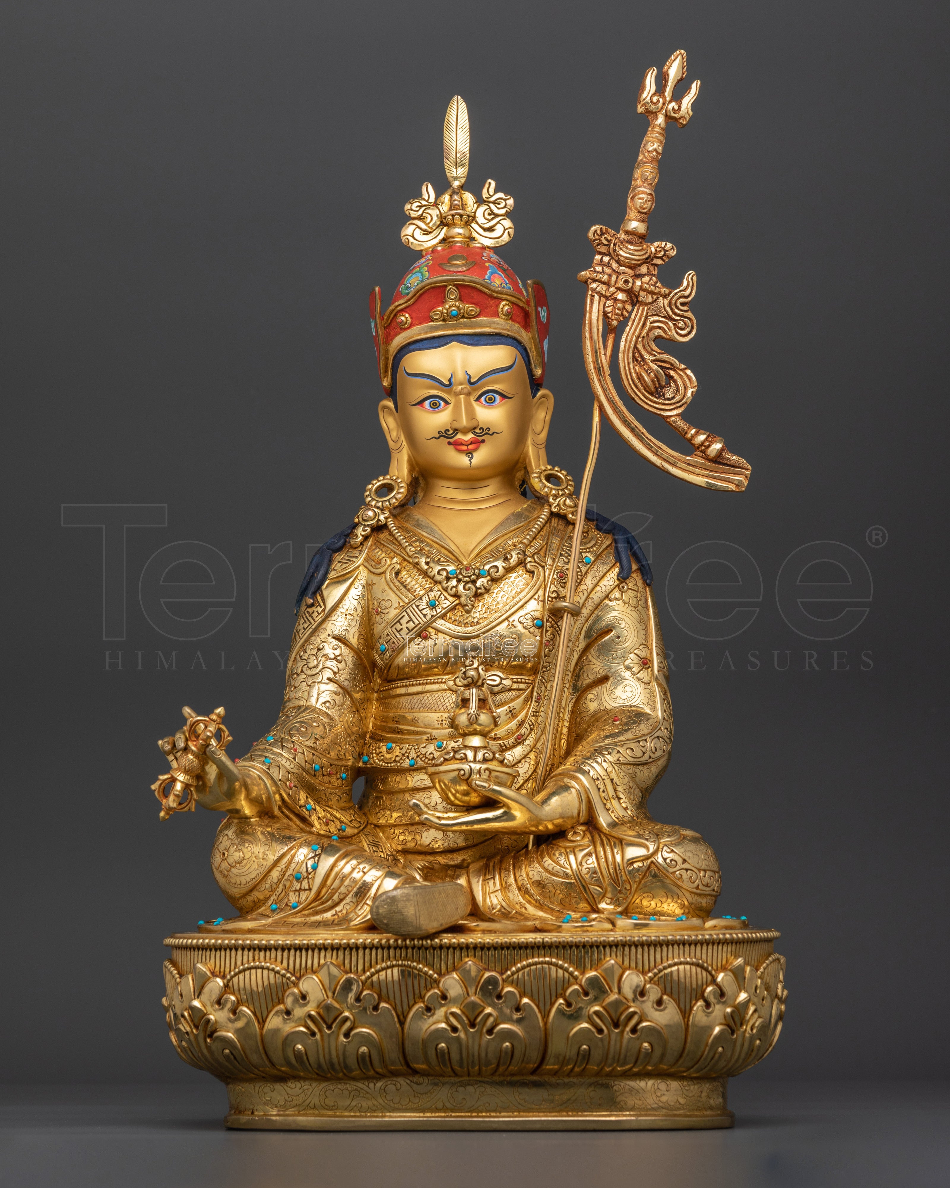 Tibetan Guru Rinpoche Dharma Decor | Lotus Born Buddha