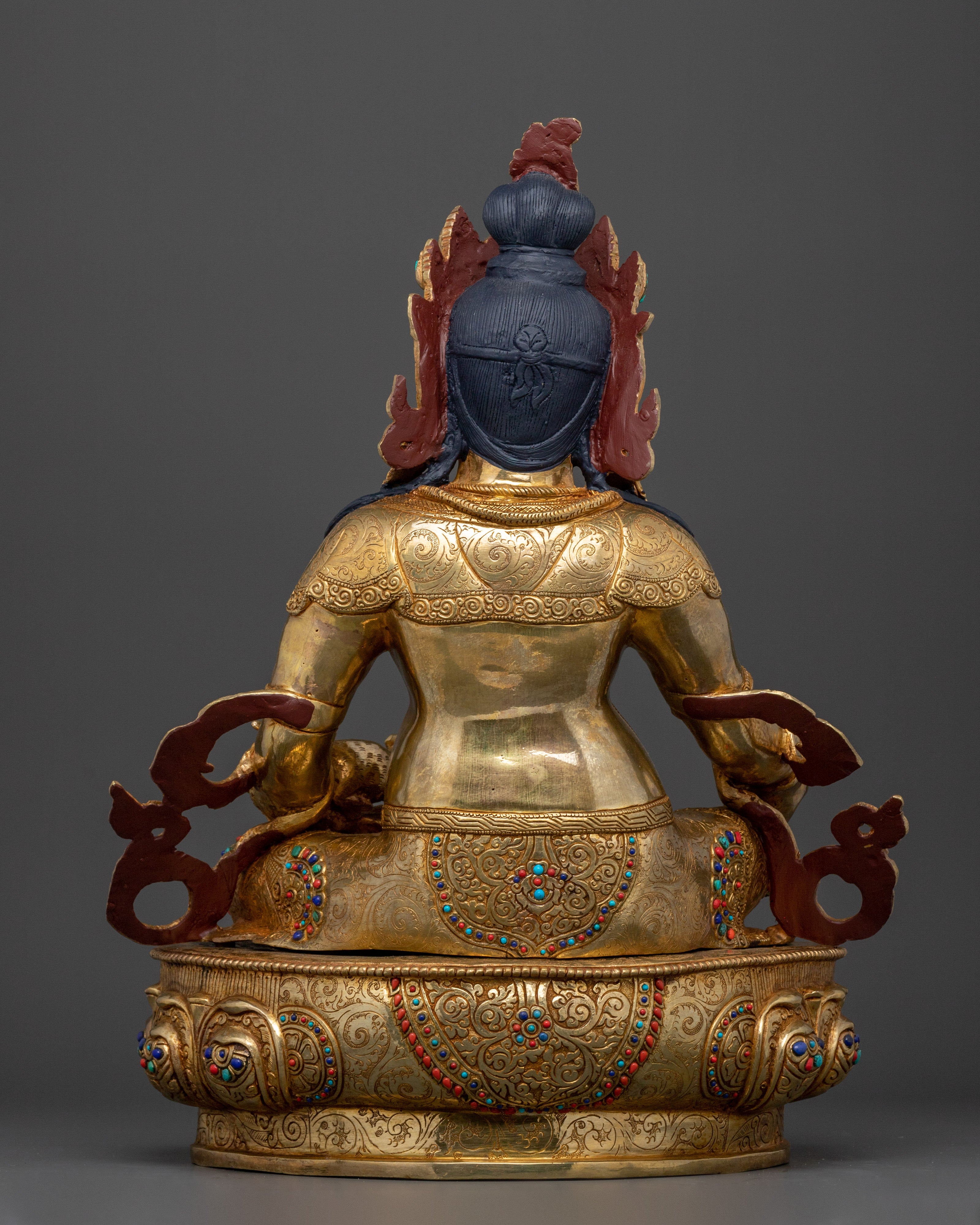 Handcrafted 24K Gold Gilded Dzambhala | A Symbol of Prosperity