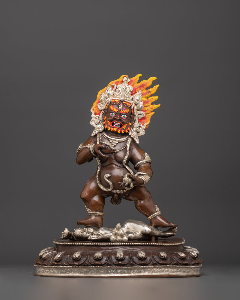 Black Dzambhala-God of Wealth and Prosperity | Buddhist Dharma Decor