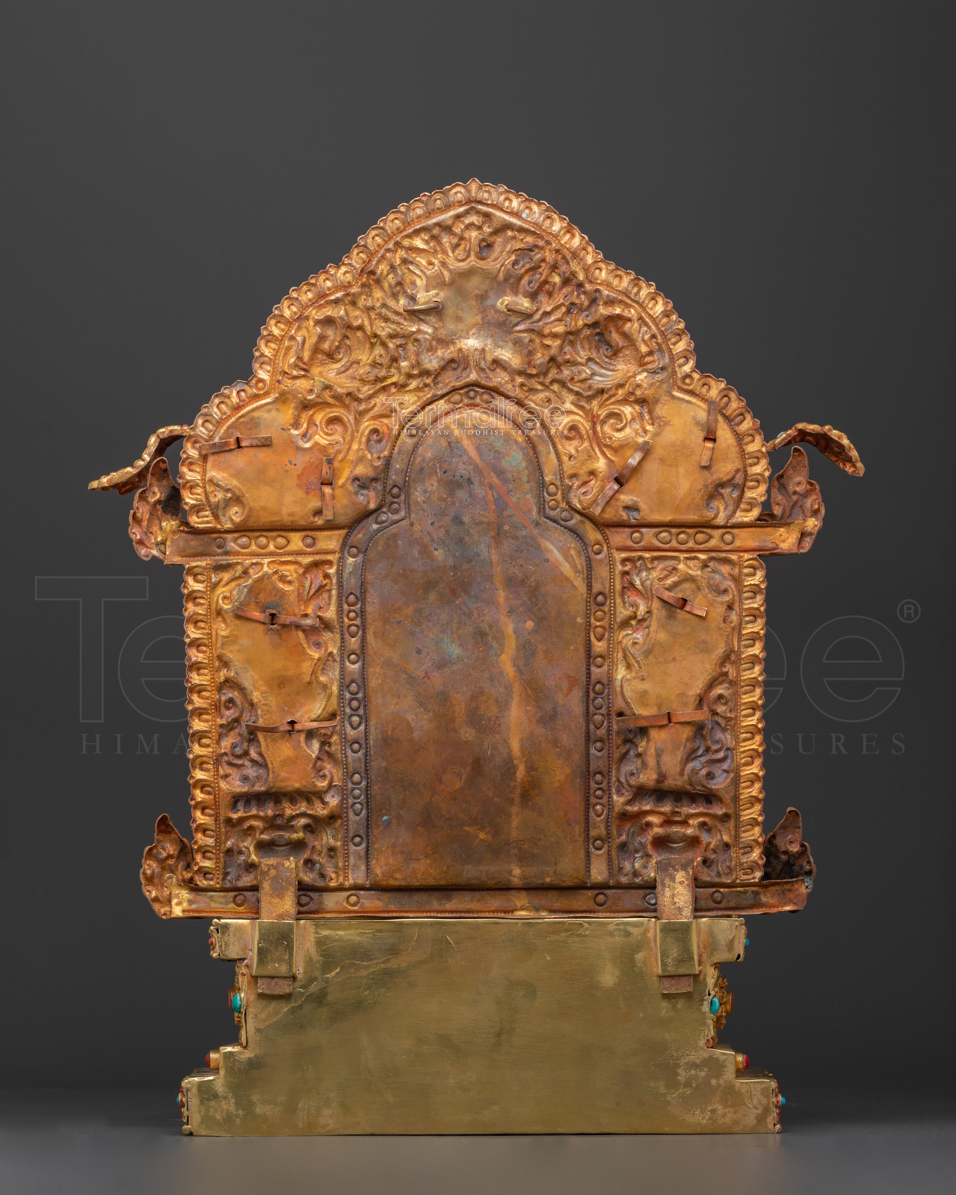 Primordial Buddha Vajradhara Figurine | 24K Gold Gilded Tibetan Sacred Art