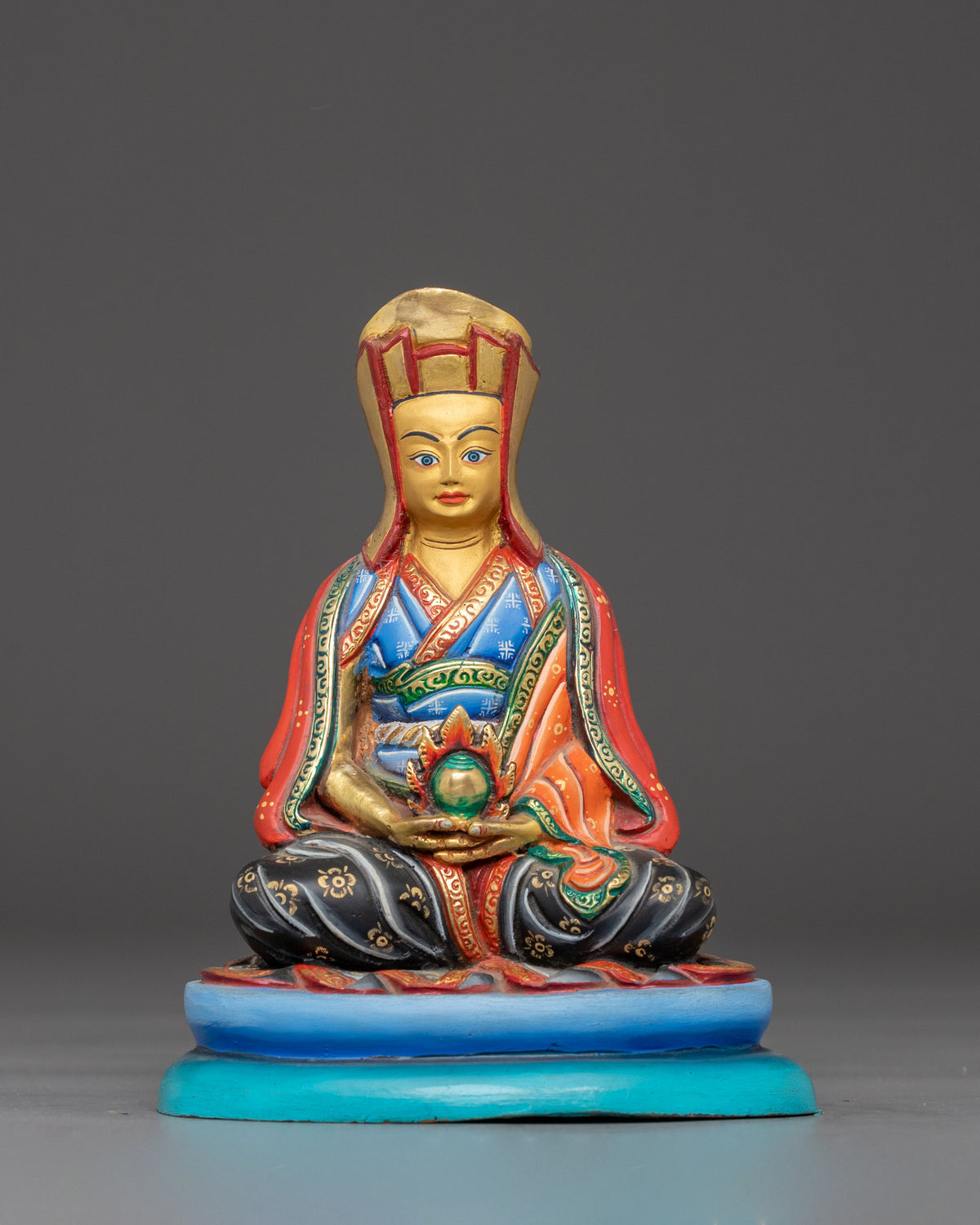 Handmade Buddhist Guru Gampopa Art