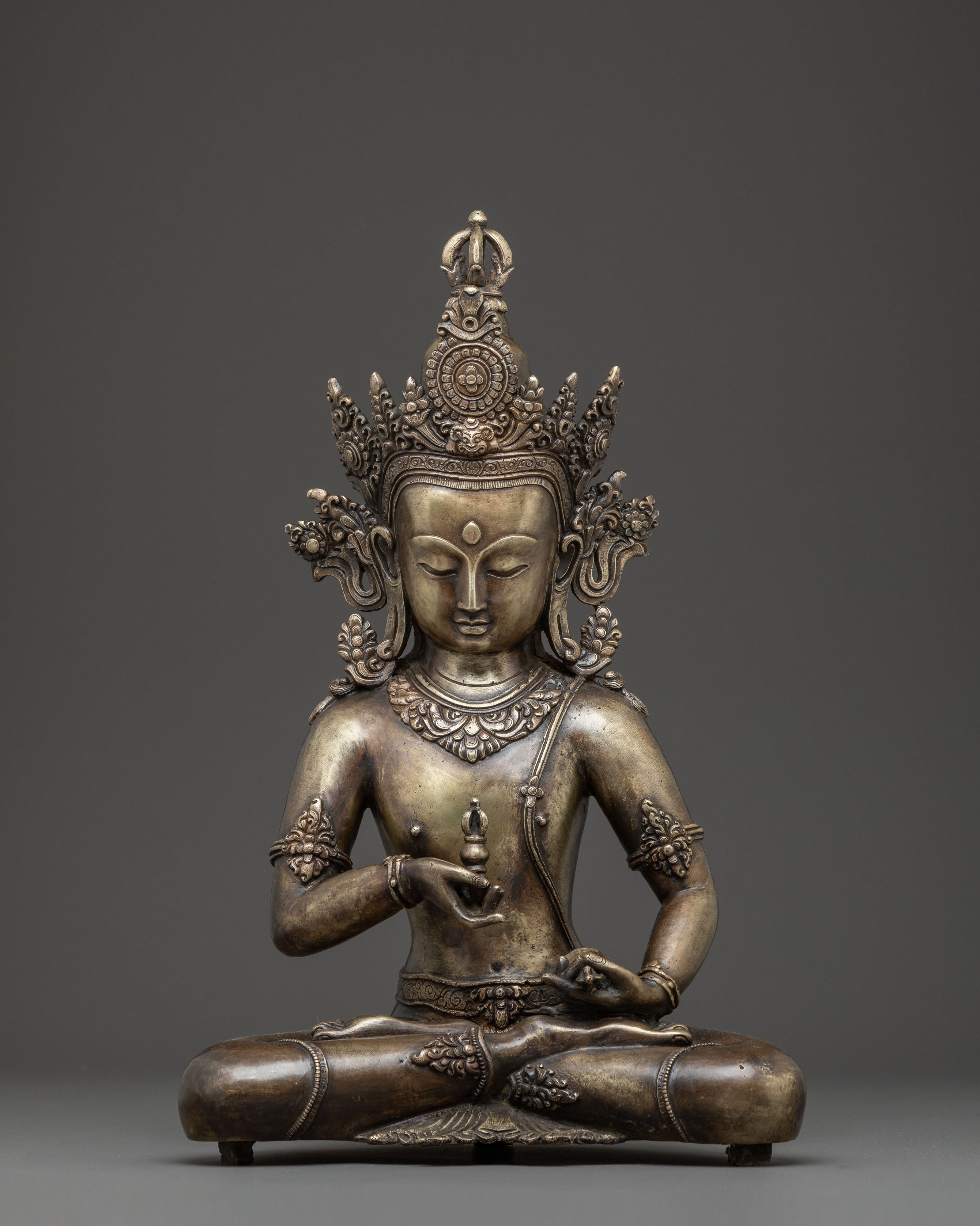 Handcrafted Vajrasattva Statue for Meditation