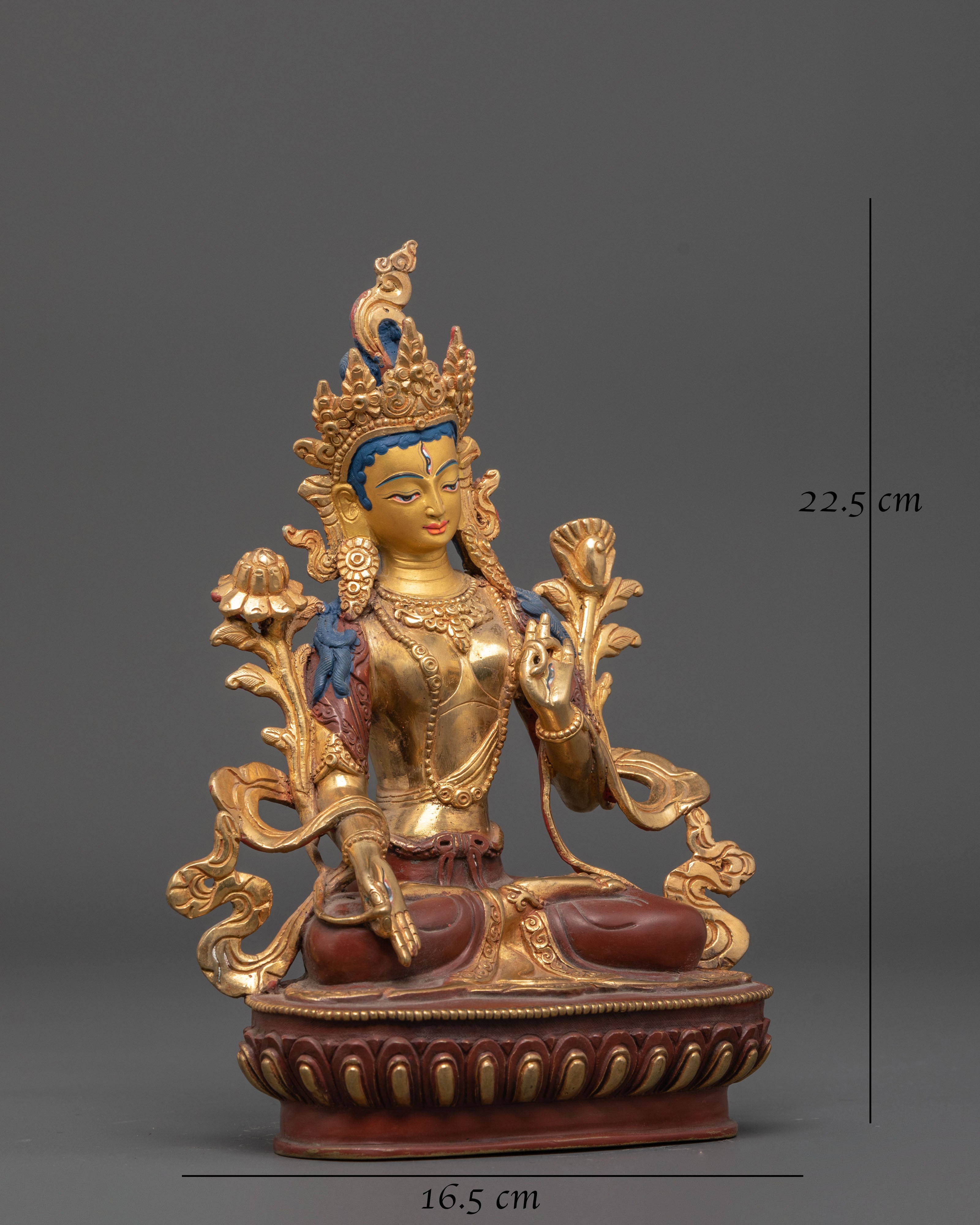 Seven-Eyed Healing Goddess White Tara Artwork 