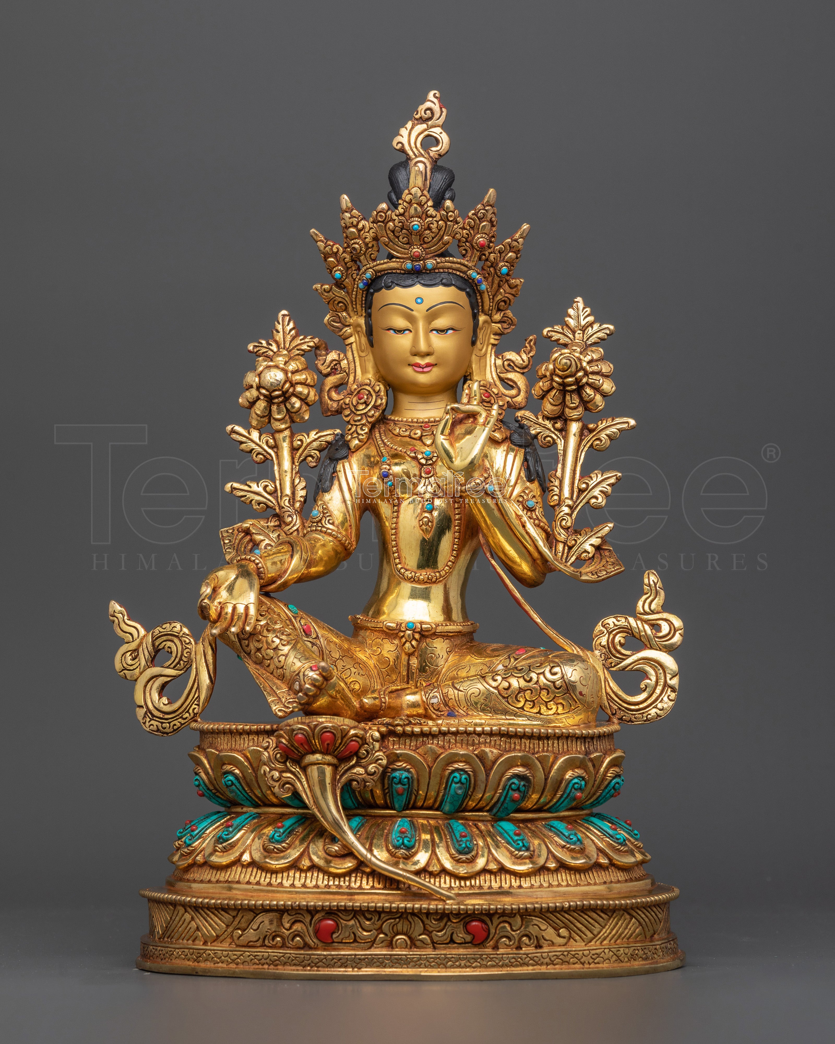 Green Goddess Tara Statue | Sympathetic Tara