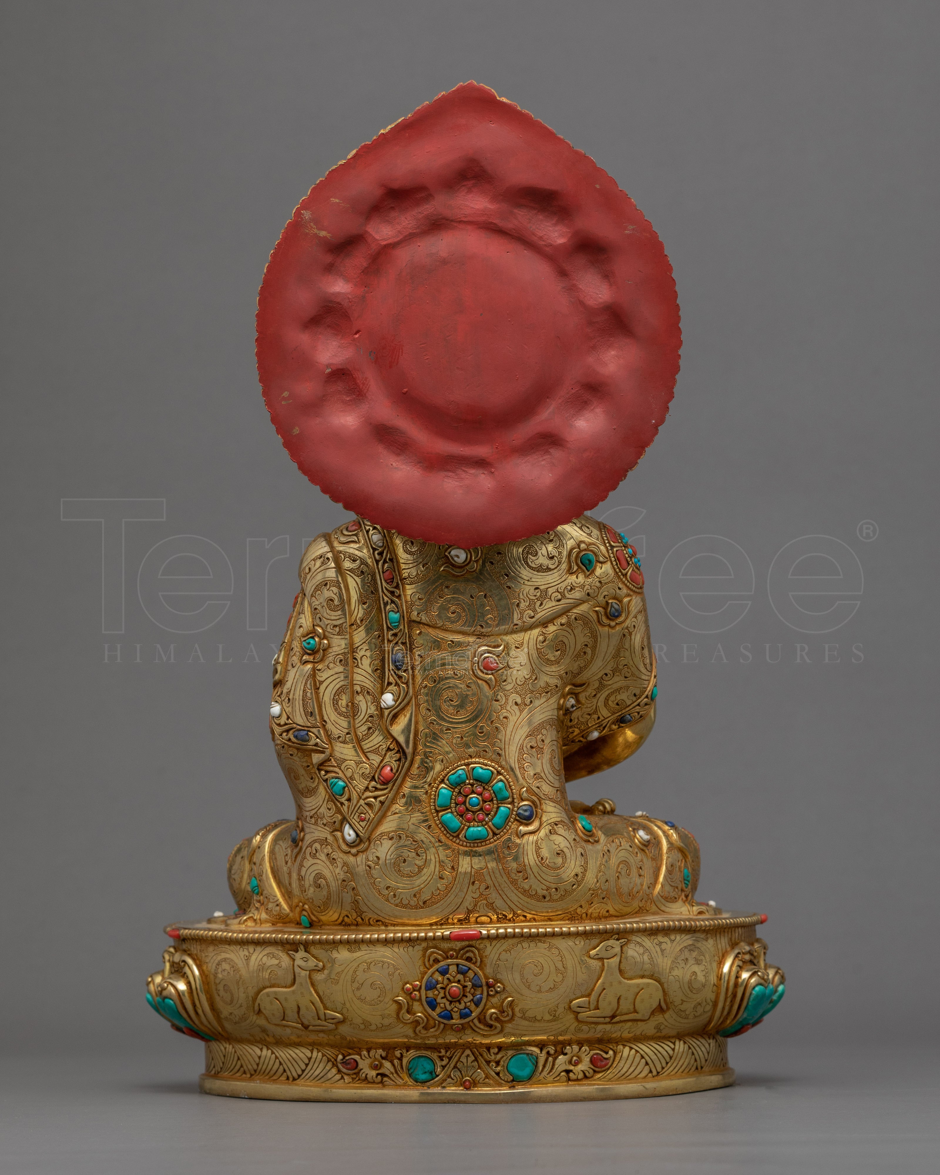 Amitabha Buddha Gold Statue | 24K Gold Hand Crafted Buddha Sculpture