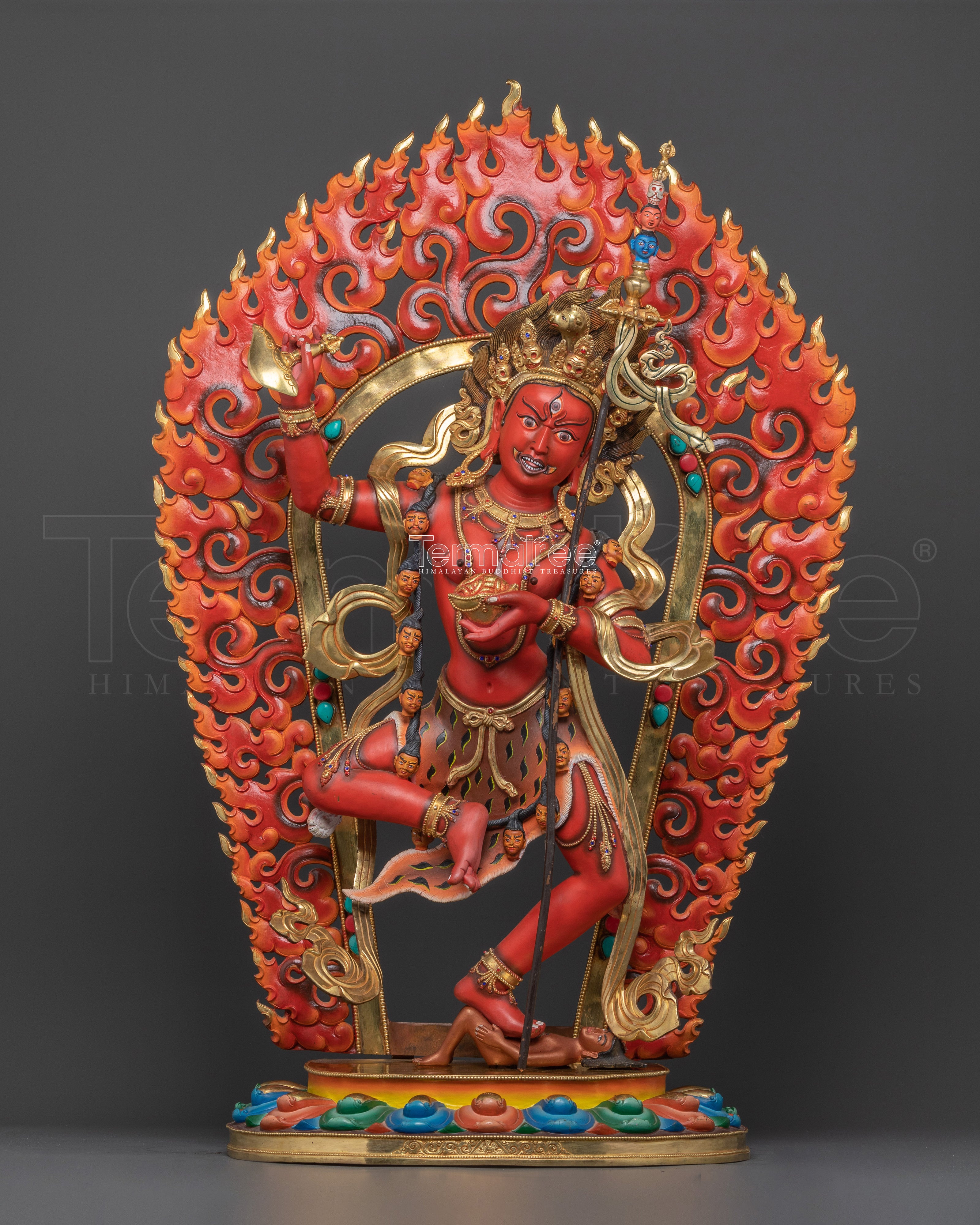 Dorje Phagmo Vajravarahi Copper Statue | Goddess of Power and Transformation