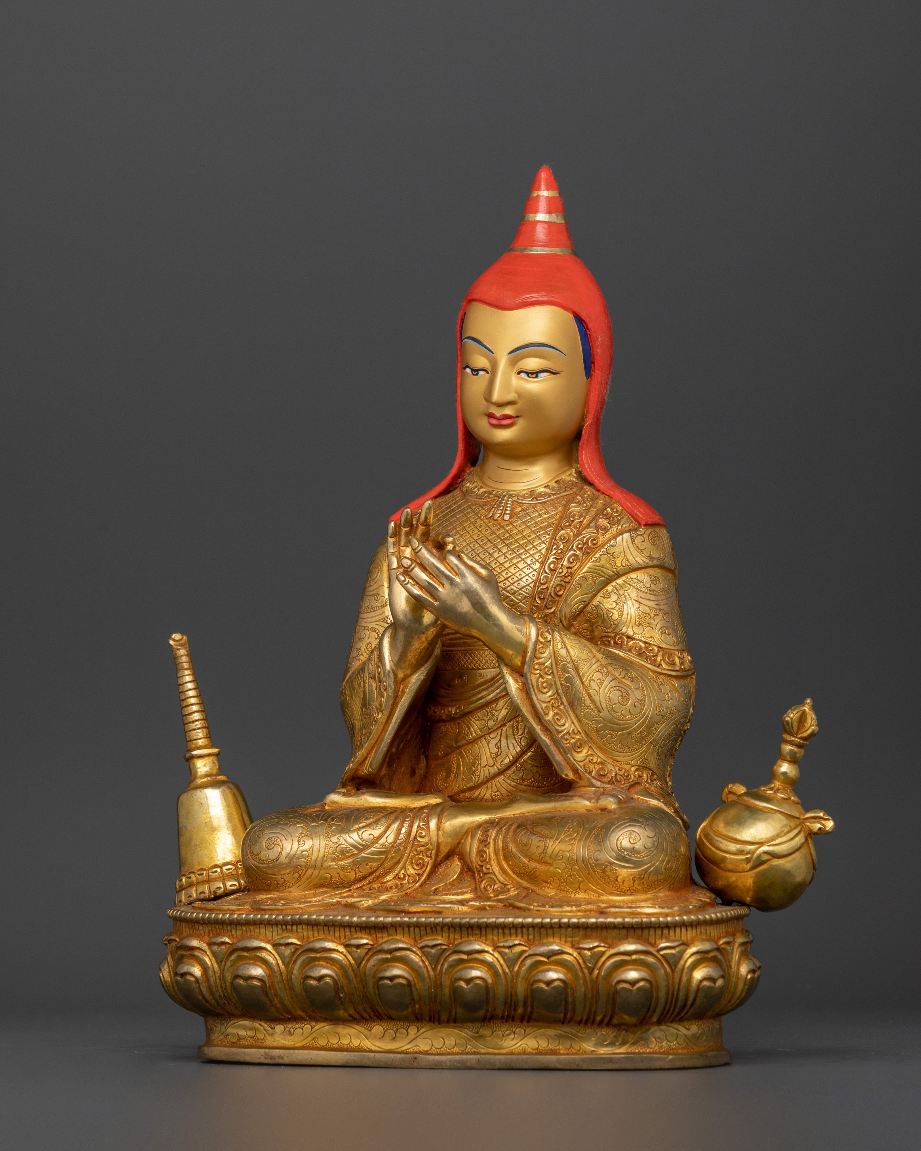 Handmade Atisa Figurine | The Buddhist Master of Wisdom and Spiritual Enlightenment