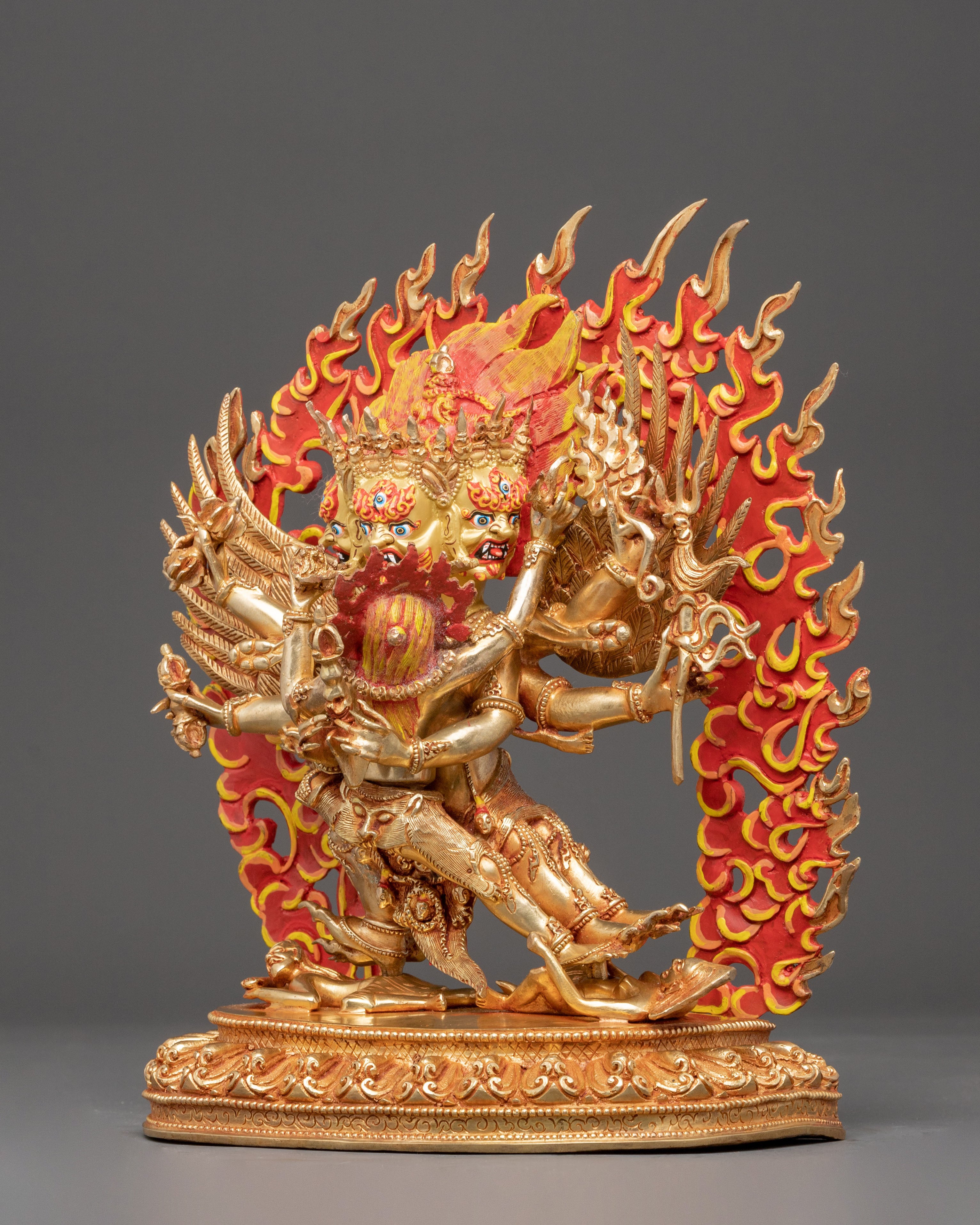 Wrathful Vajrakilaya Statue: Transmutation of Negativity