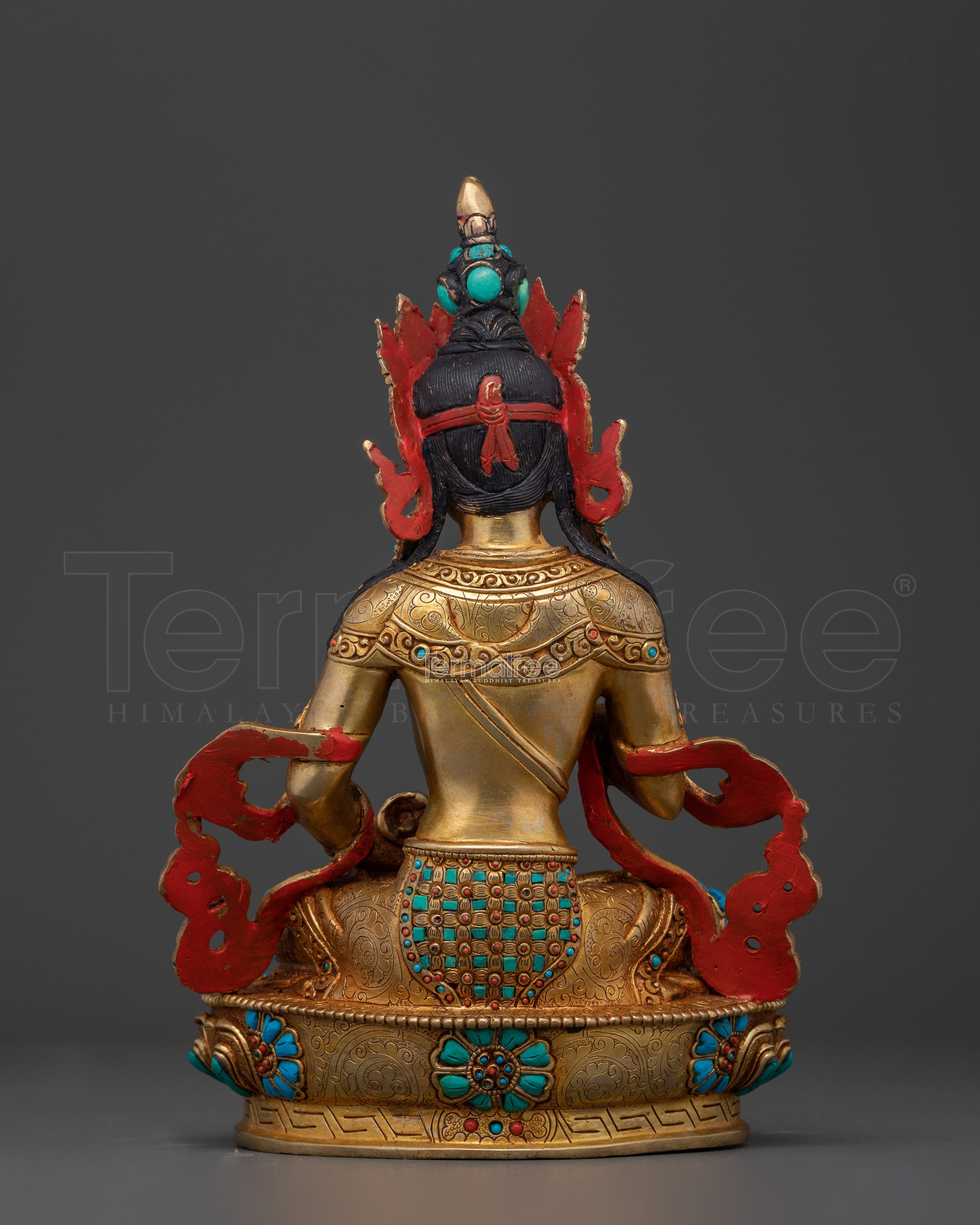 Female Bodhisattva Seven-Eyes White Tara | Long Life Deity