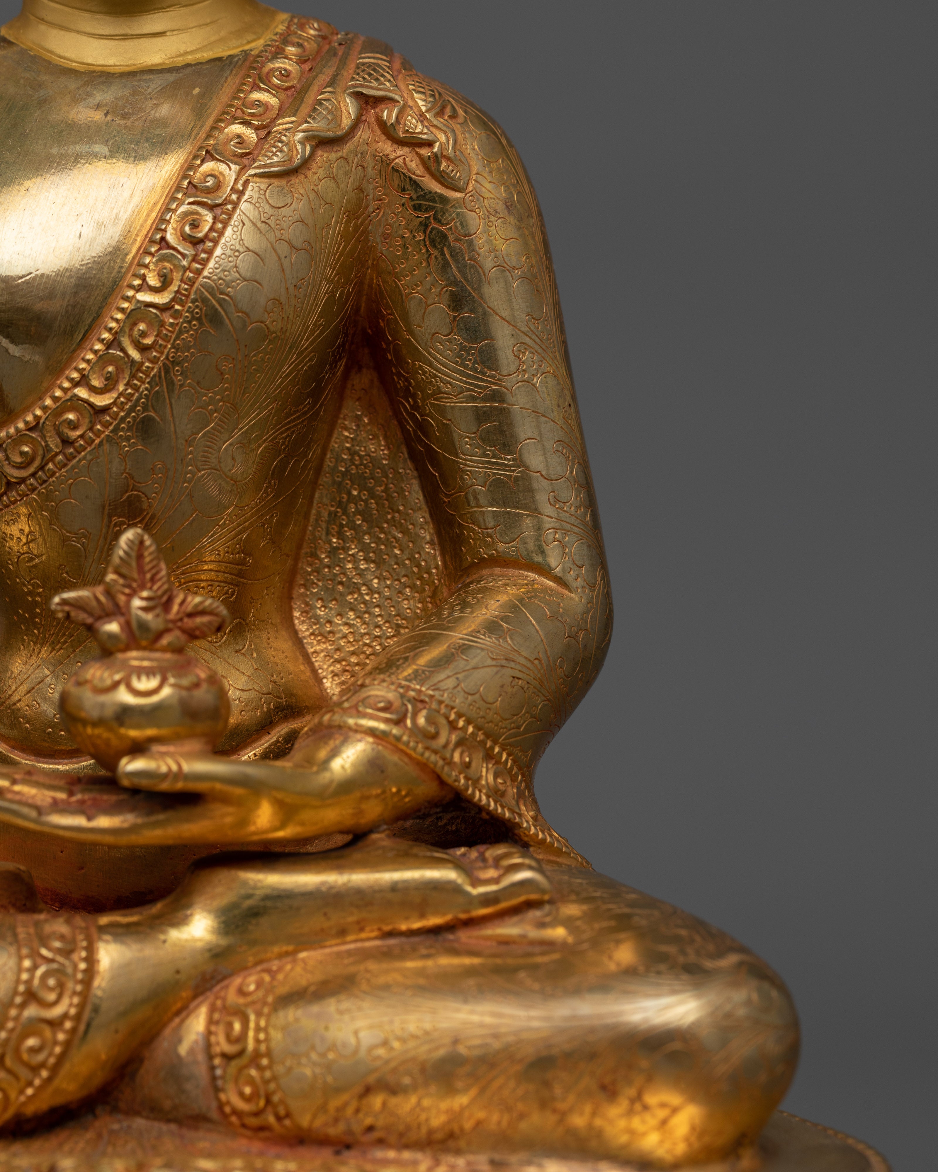 The Three Buddha Set Statues | Medicine, Shakyamuni, and Amitabha for Spiritual Practice