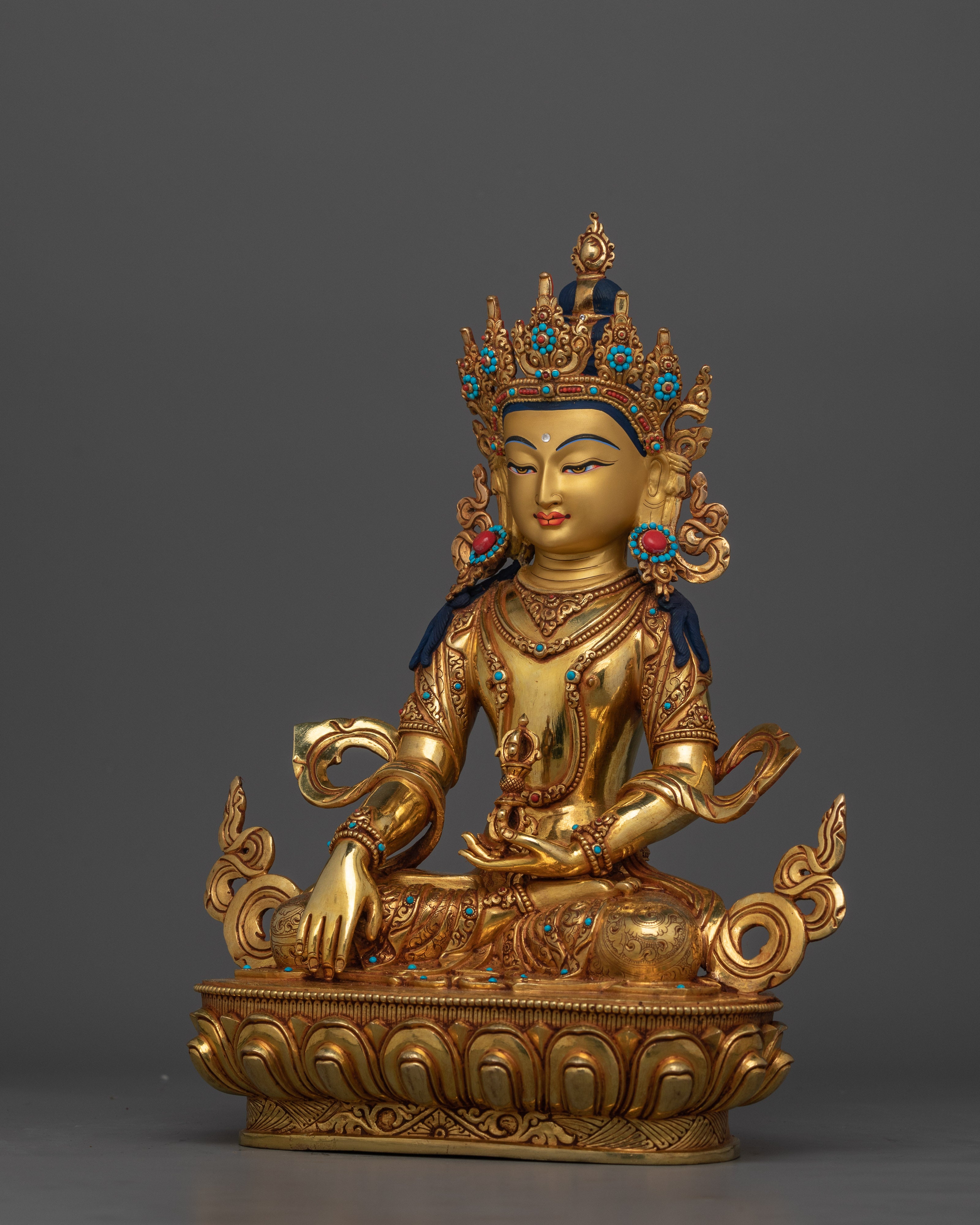 Beautiful Akshobhya "Mitrugpa" Sculpture | Tibetan Buddha Statue of Tranquility