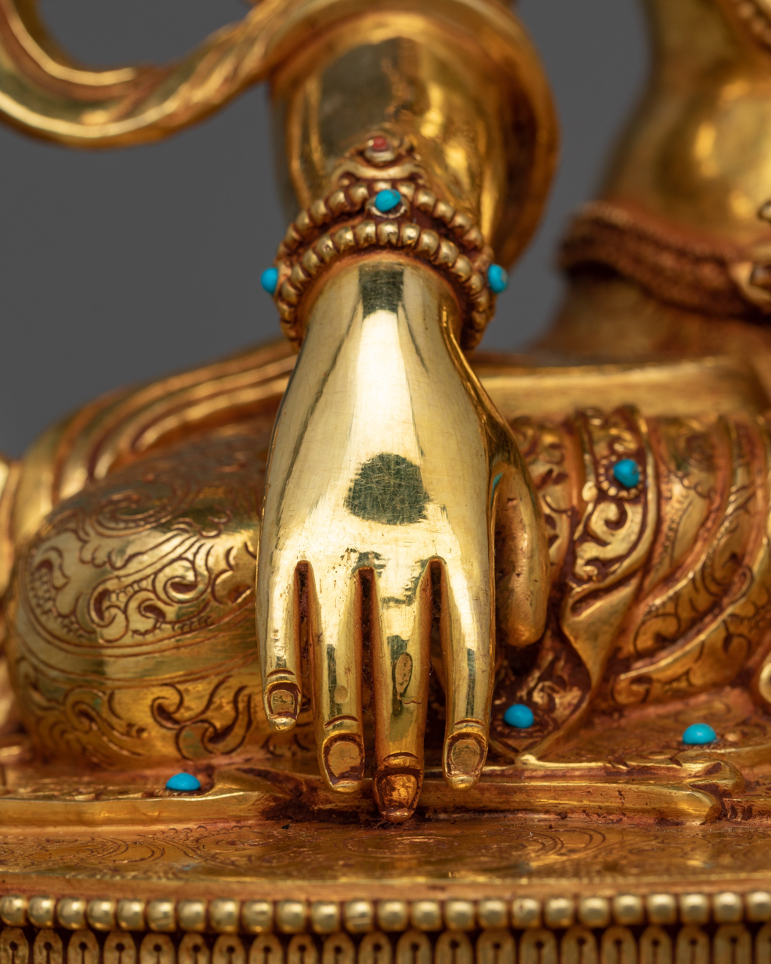 Beautiful Akshobhya "Mitrugpa" Sculpture | Tibetan Buddha Statue of Tranquility