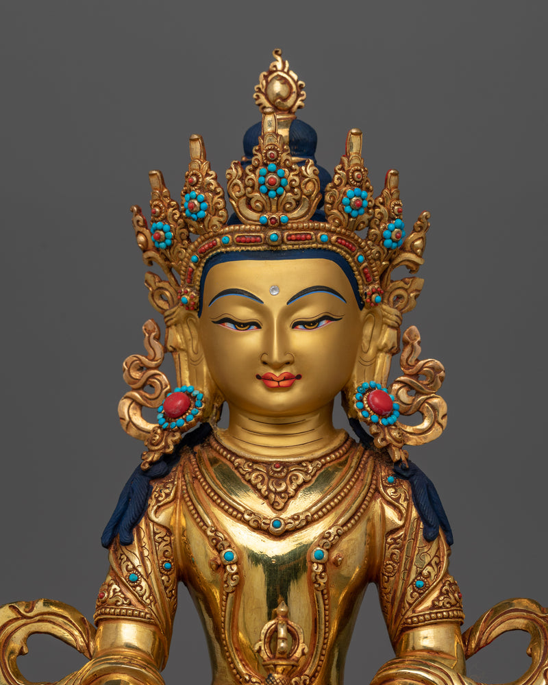 Beautiful Akshobhya "Mitrugpa" Sculpture | Tibetan Buddha Statue of Tranquility
