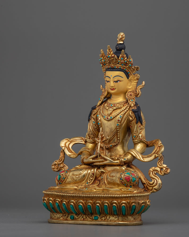 Eternal Life Amitayus | Handcrafted Tibetan Buddha Statue