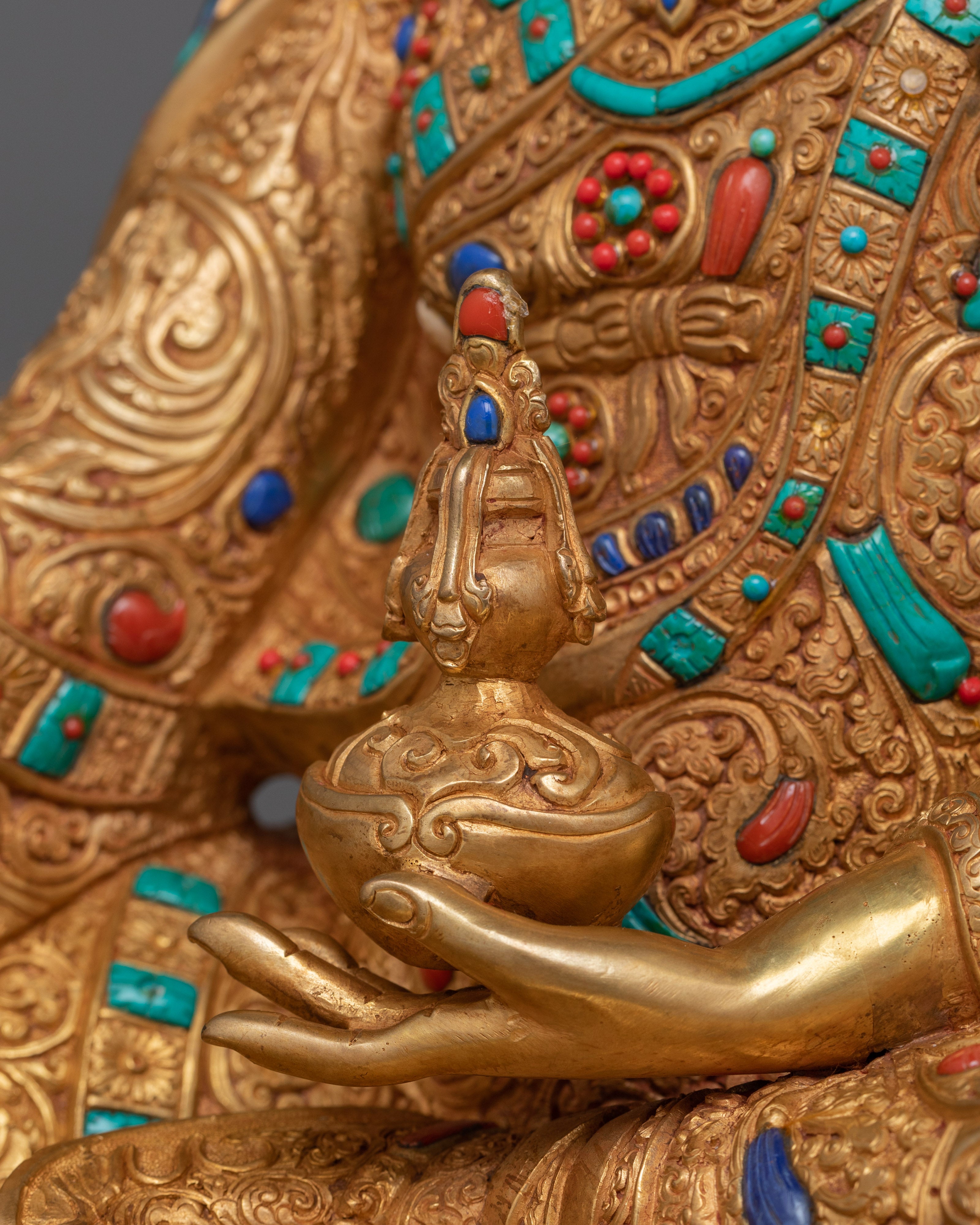 Guru Rinpoche Vajra Master Statue | Lotus Born Guru