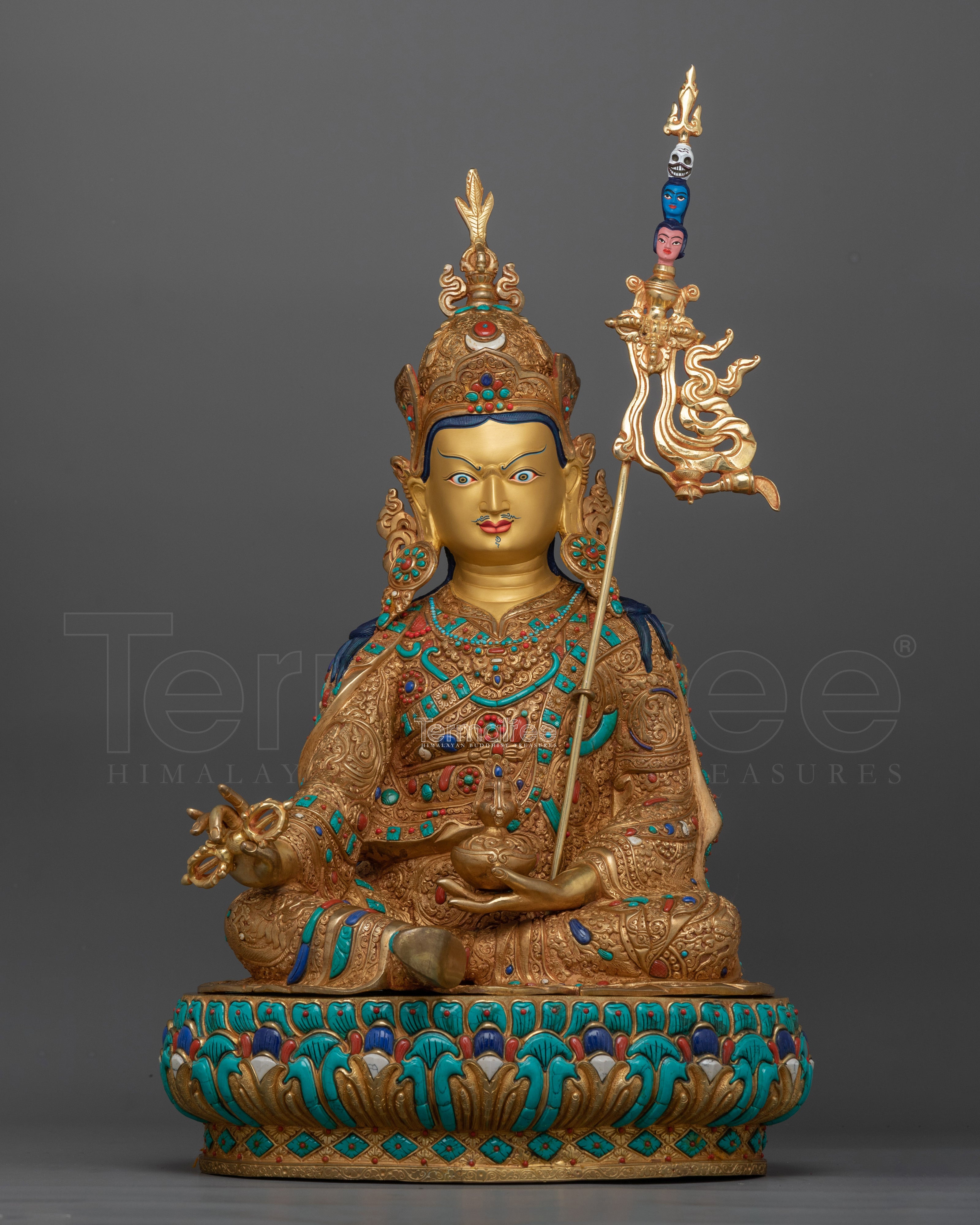 Guru Rinpoche Vajra Master Statue | Lotus Born Guru