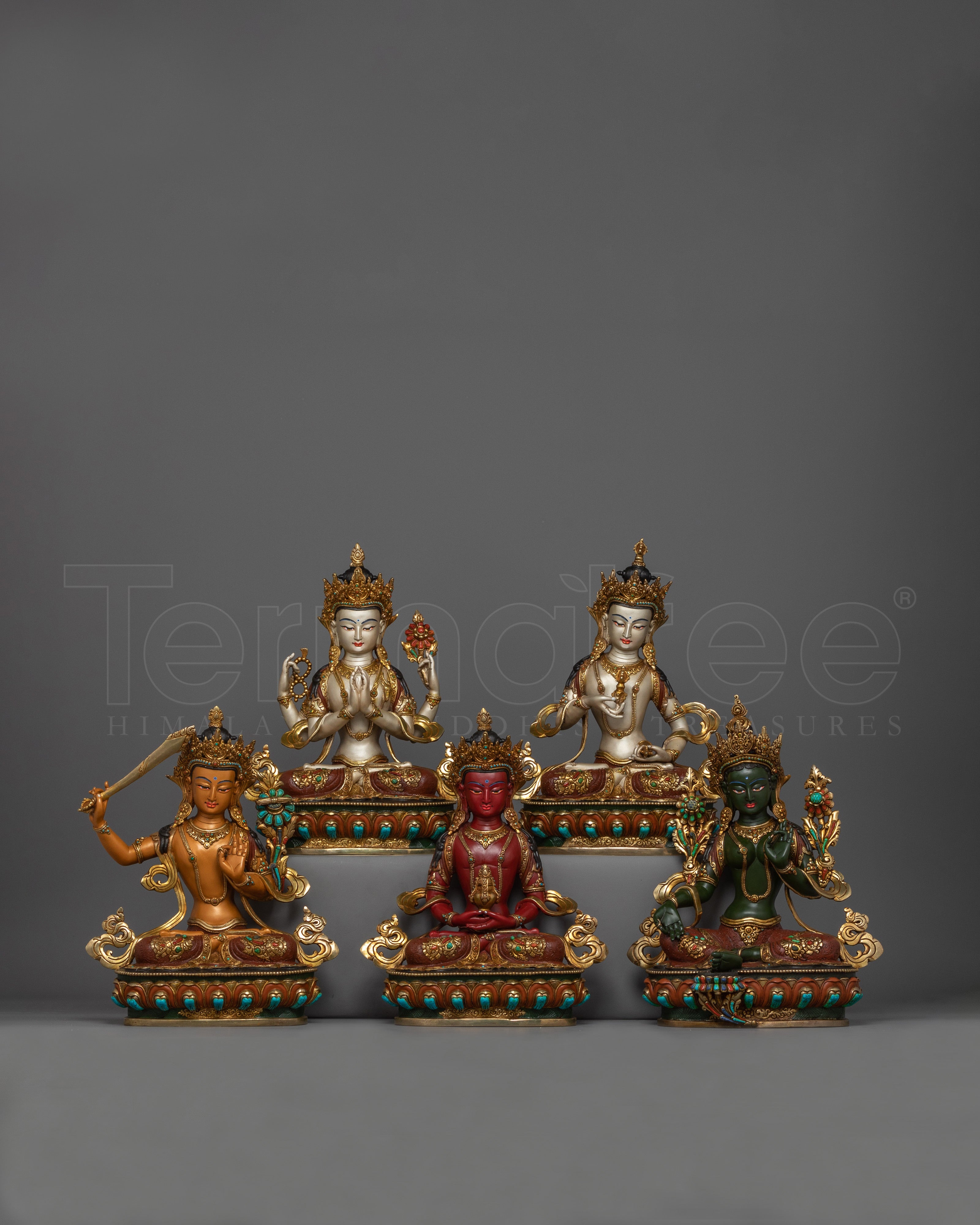 Handmade Bodhisattva Set | Symbol of Wisdom and Compassion