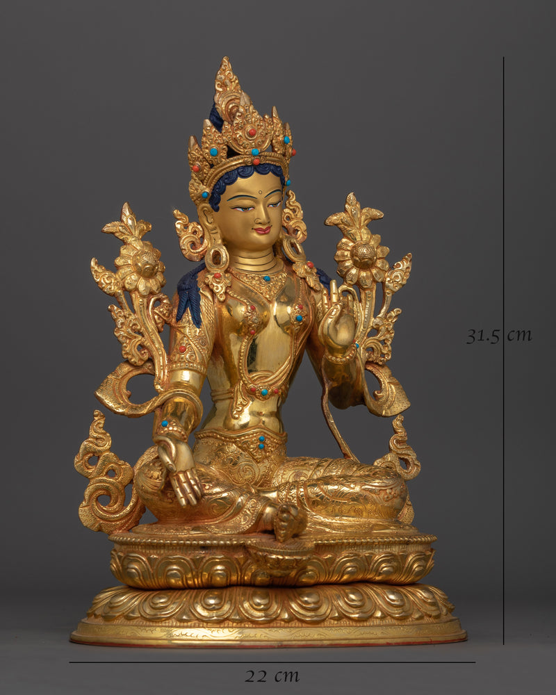 serene-green-tara-statue