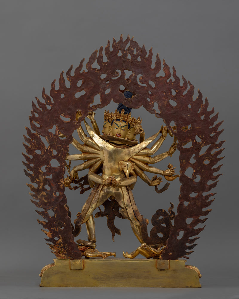 Heruka Chakrasamvara with Consort Statue | Supreme Symbol of Enlightened Union