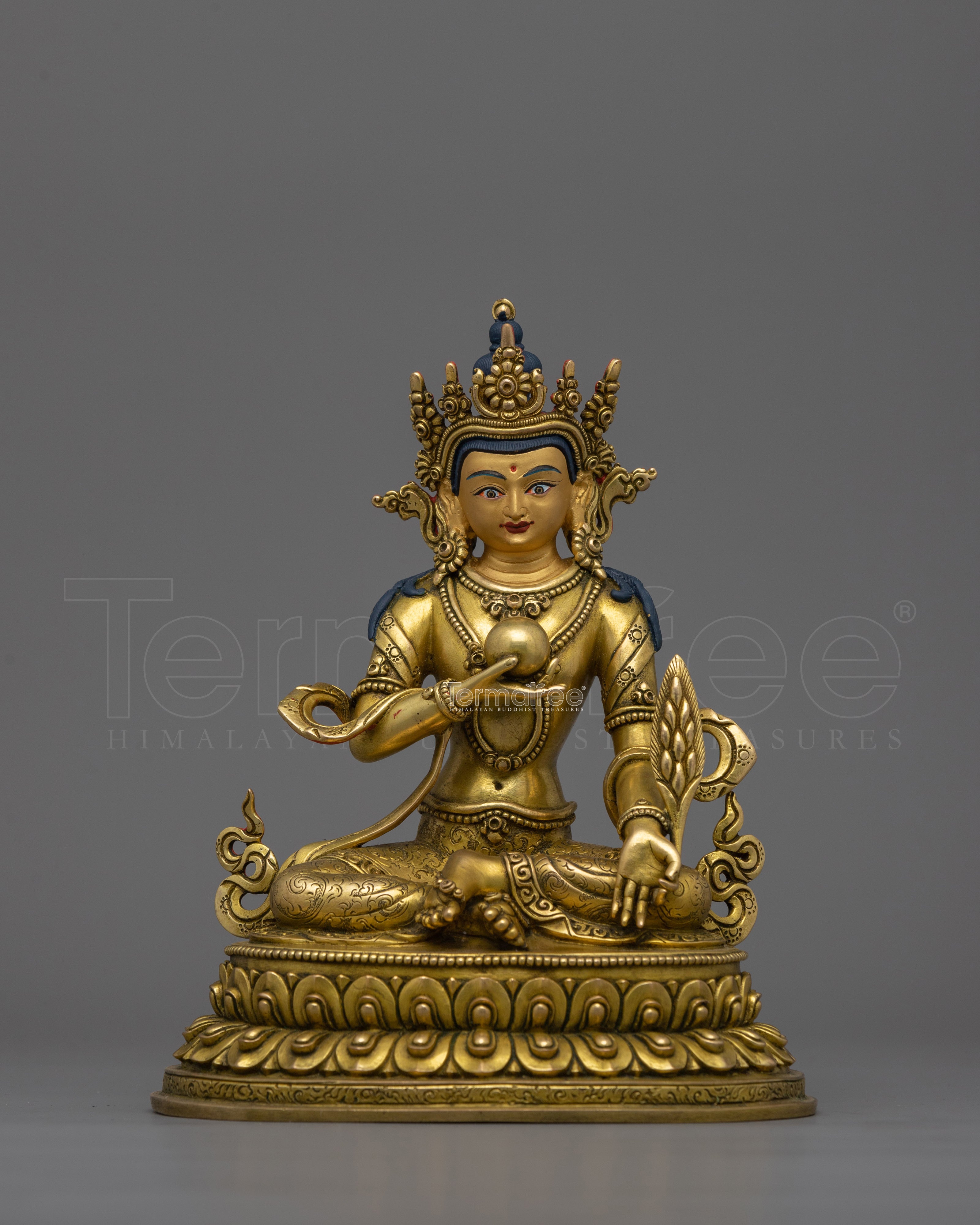 Sacred Kshitigarbha for Altar | Tibetan Spiritual Art