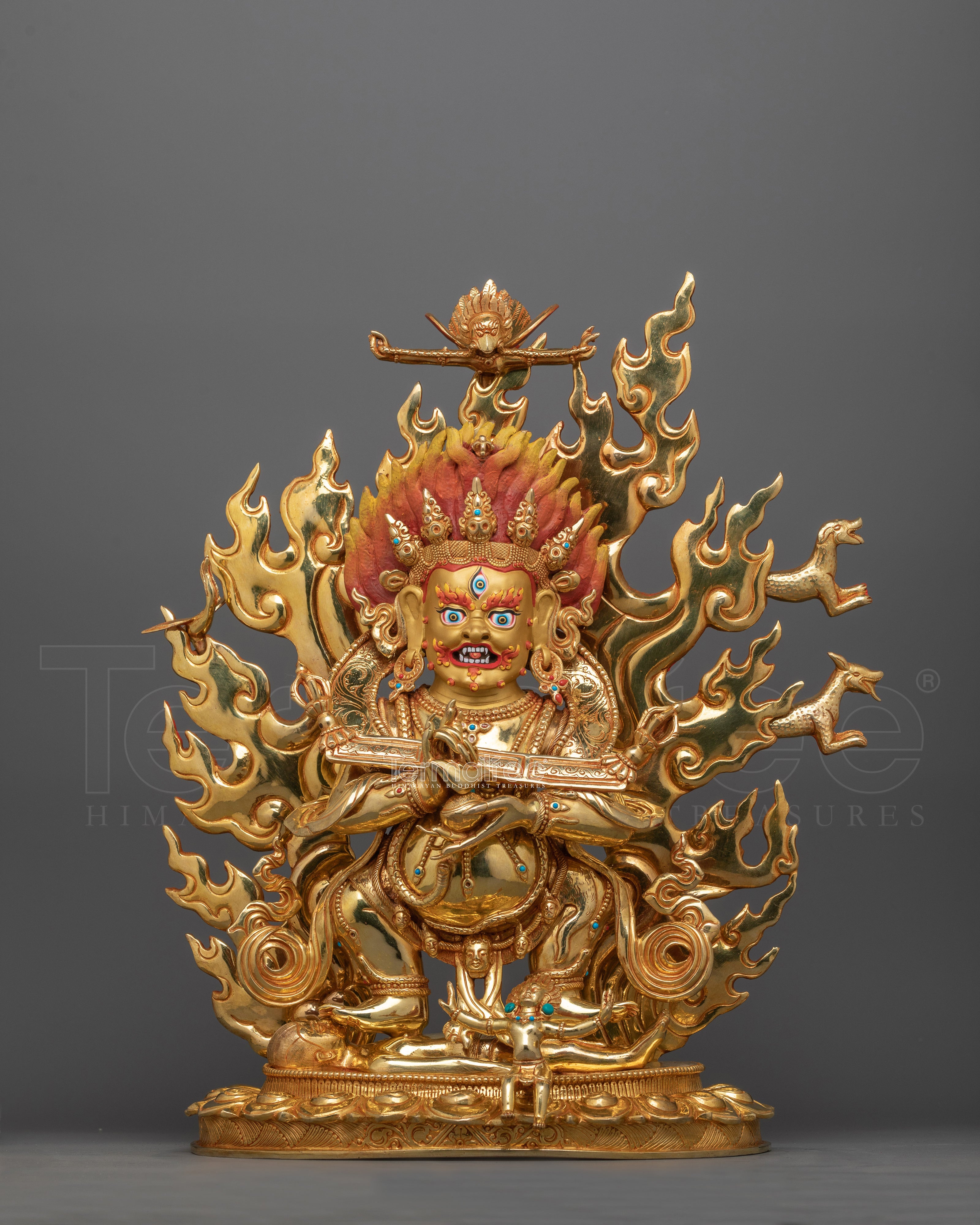 Wrathful Protector of the Dharma | Shakya Mahakala Figure