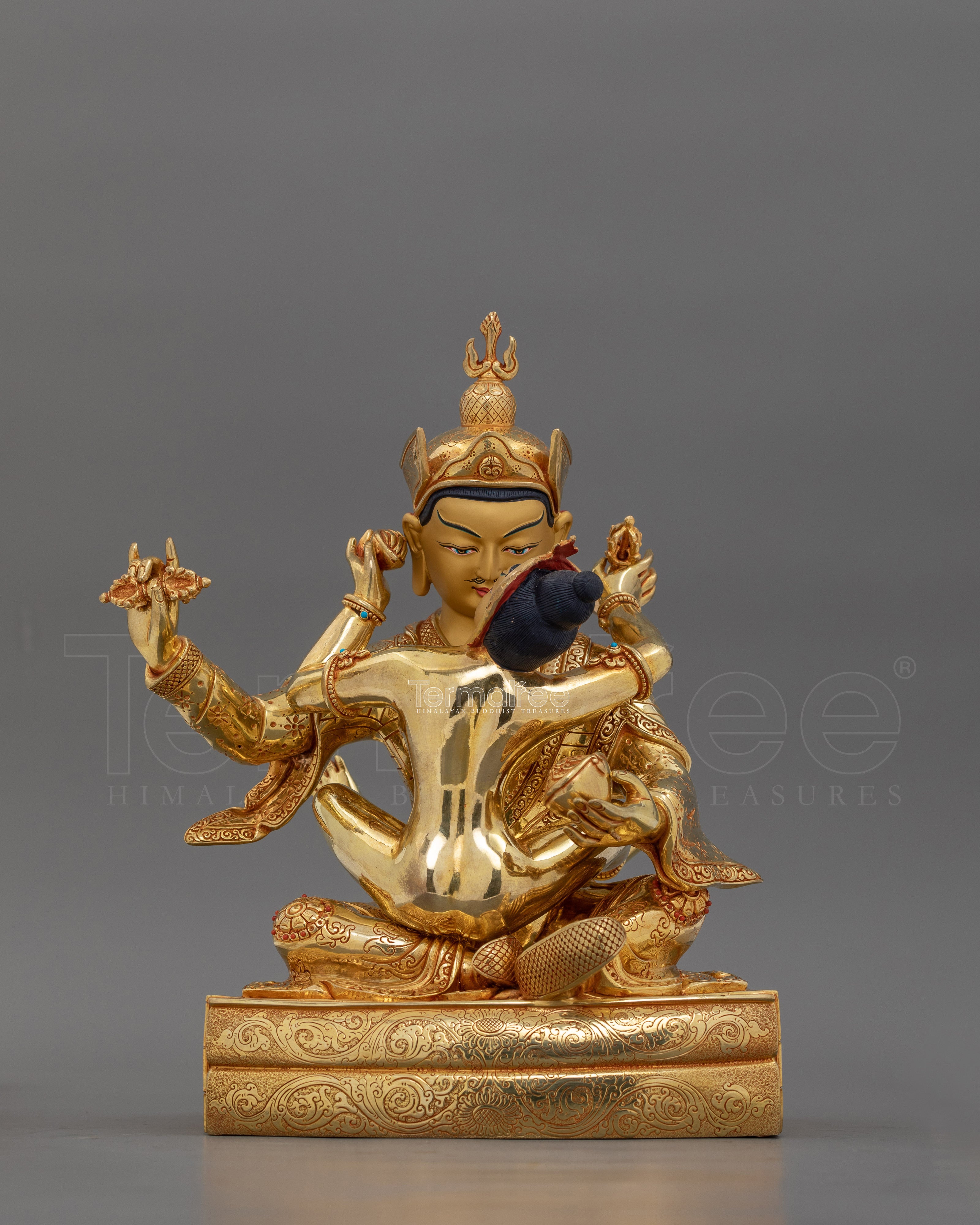 Guru Padmasambhava Yab Yum Statue | A Sacred Symbol of Unity and Enlightenment