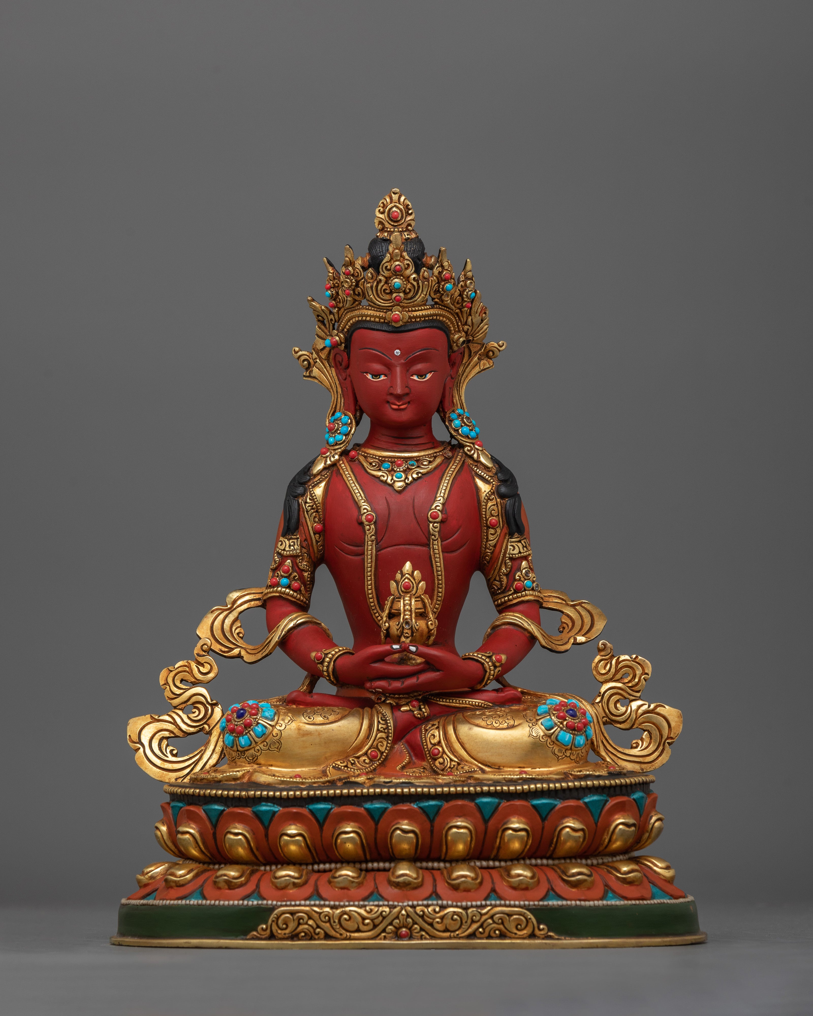 Pure Land Buddha Amitayus Statue | Symbol of Infinite Life