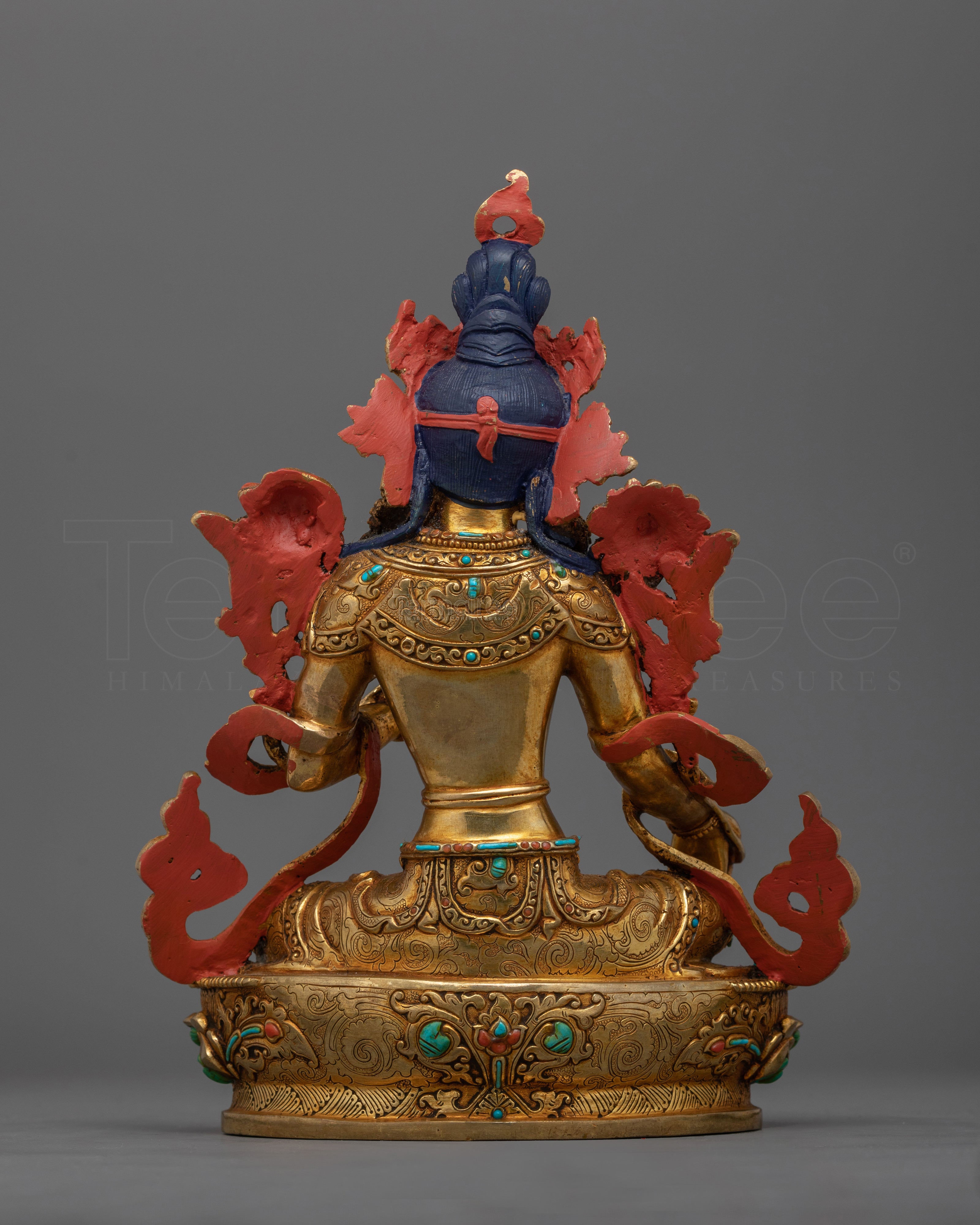 Traditional Buddhist Green Tara Goddess Statue | Protector from Fear Traditional Statue