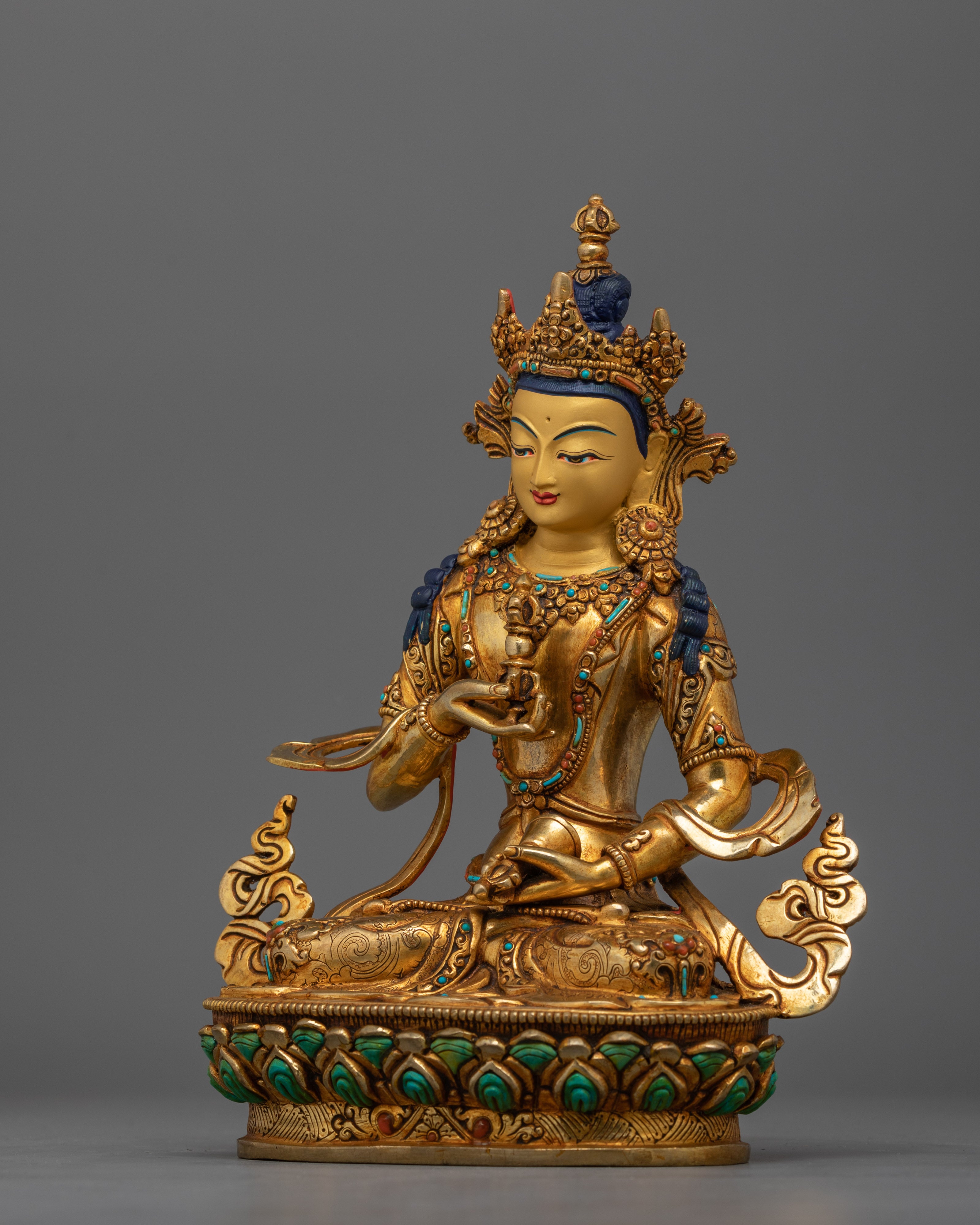 Traditional Buddhist Vajrasattva Statue | Divine Figurine for Spiritual Cleansing