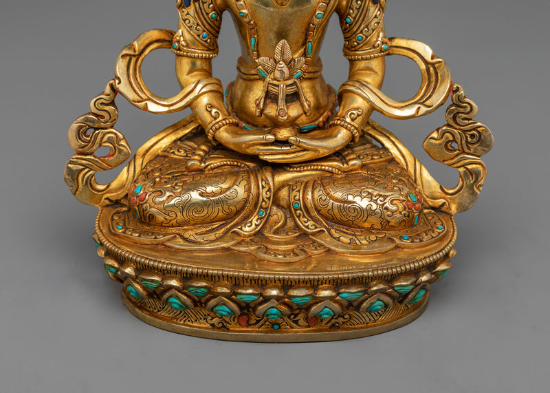 Amitayus Infinite Life Buddha Statue | The Guardian of Longevity