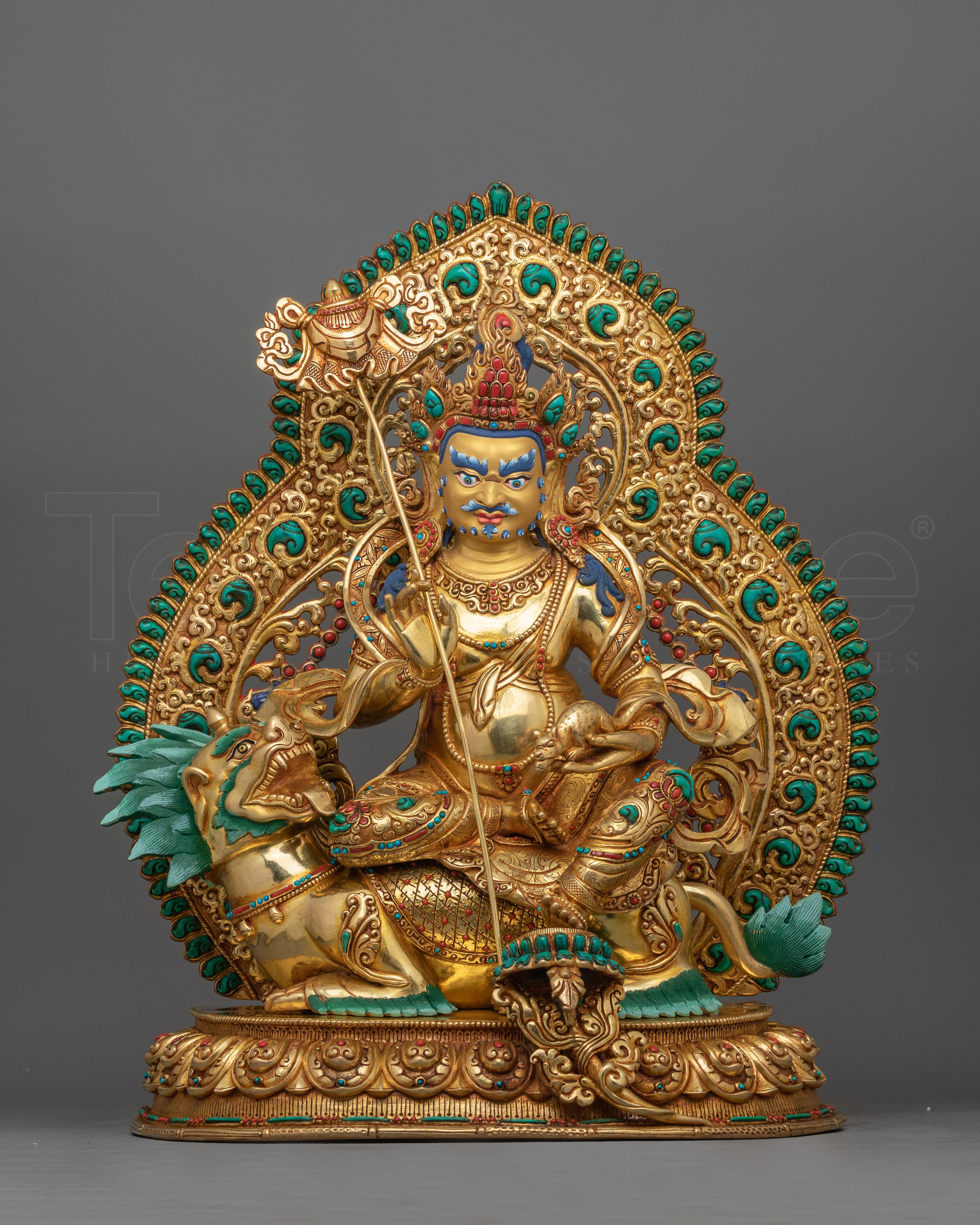 Traditional Tibetan Buddhist Sacred Namtoshe Statue | Prosperity Symbol for Your Home